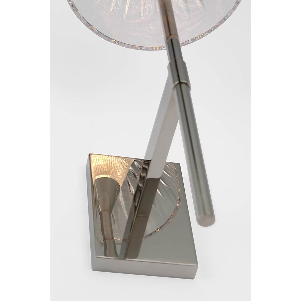 Waterford Blaze 14" Sconce in Polished Nickel with Clear Crystal W5.75" x H13.75" x E7.75"
