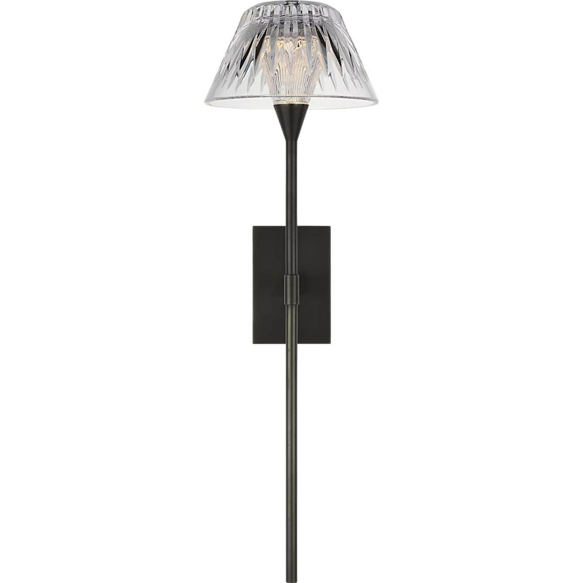 Waterford Blaze 19" Tail Sconce in Bronze with Clear Crystal W5.75" x H19" x E7.75"