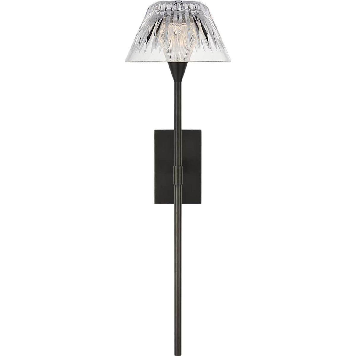 Waterford Blaze 19" Tail Sconce in Bronze with Clear Crystal W5.75" x H19" x E7.75"