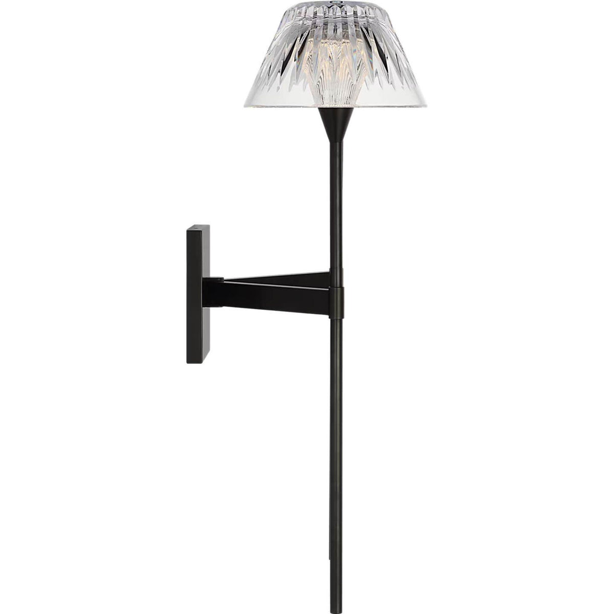 Waterford Blaze 19" 2 Light Tail Sconce in Bronze with Clear Crystal W13.5" x H19" x E7.75"