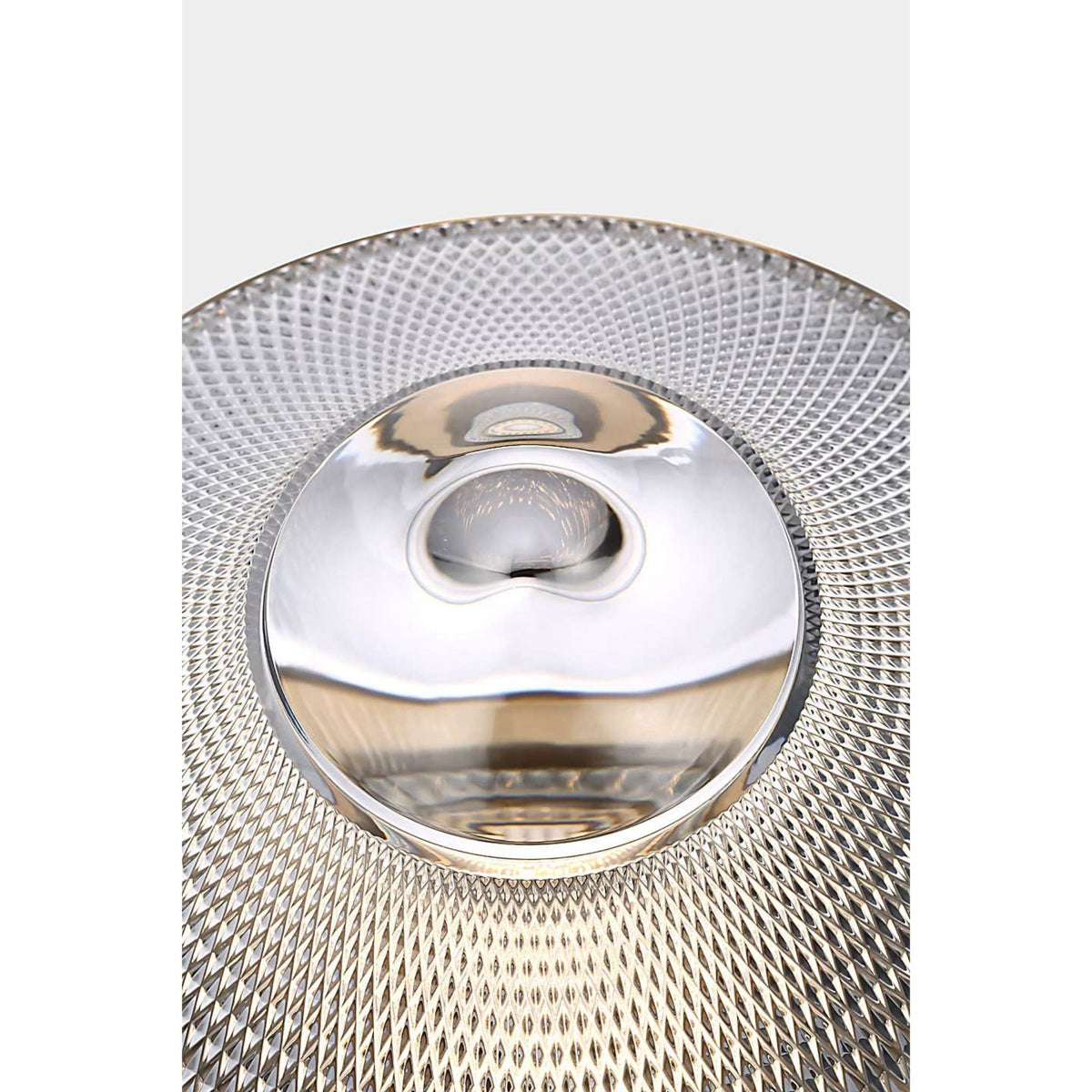 Waterford Copper Coast 12" Rechargeable Accent Light in Natural Brass with Clear Crystal W11.75" x H9.25"