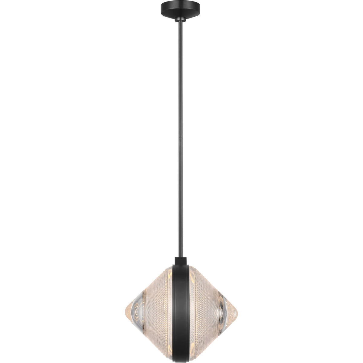 Waterford Copper Coast 15" Pendant in Bronze with Karo Cut Clear Crystal W15"