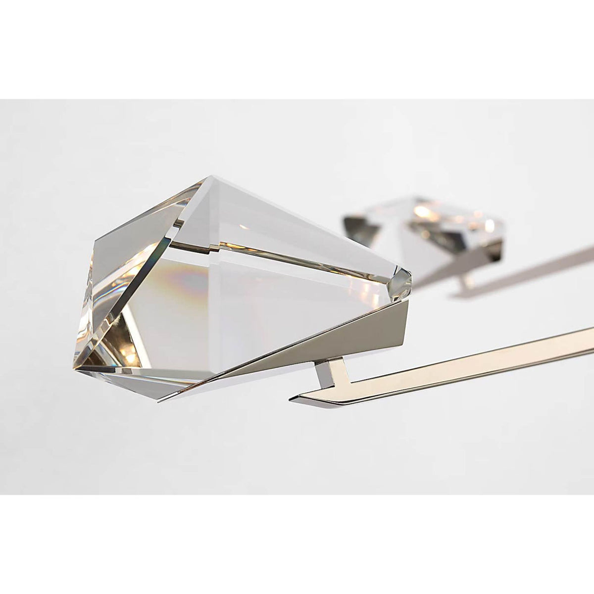 Waterford Carraig 52" 5 Light Chandelier in Polished Nickel with Clear Crystal W51.75"
