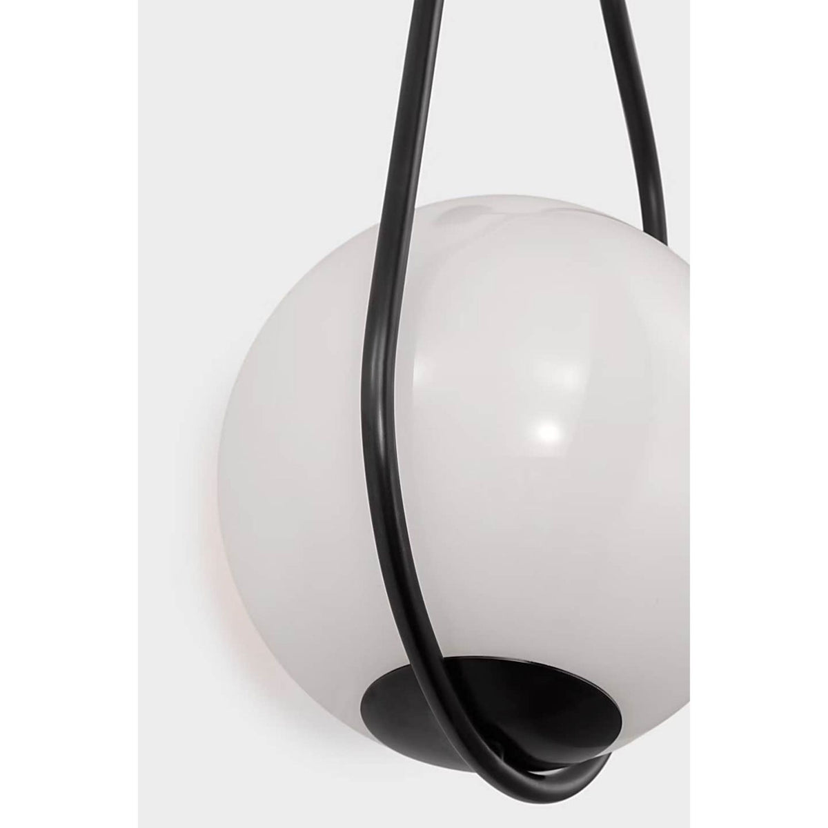 Windsor Smith Jodo 19" Single Sconce in Bronze and Brass with White Glass W6.75" x H18.75" x E6.5"