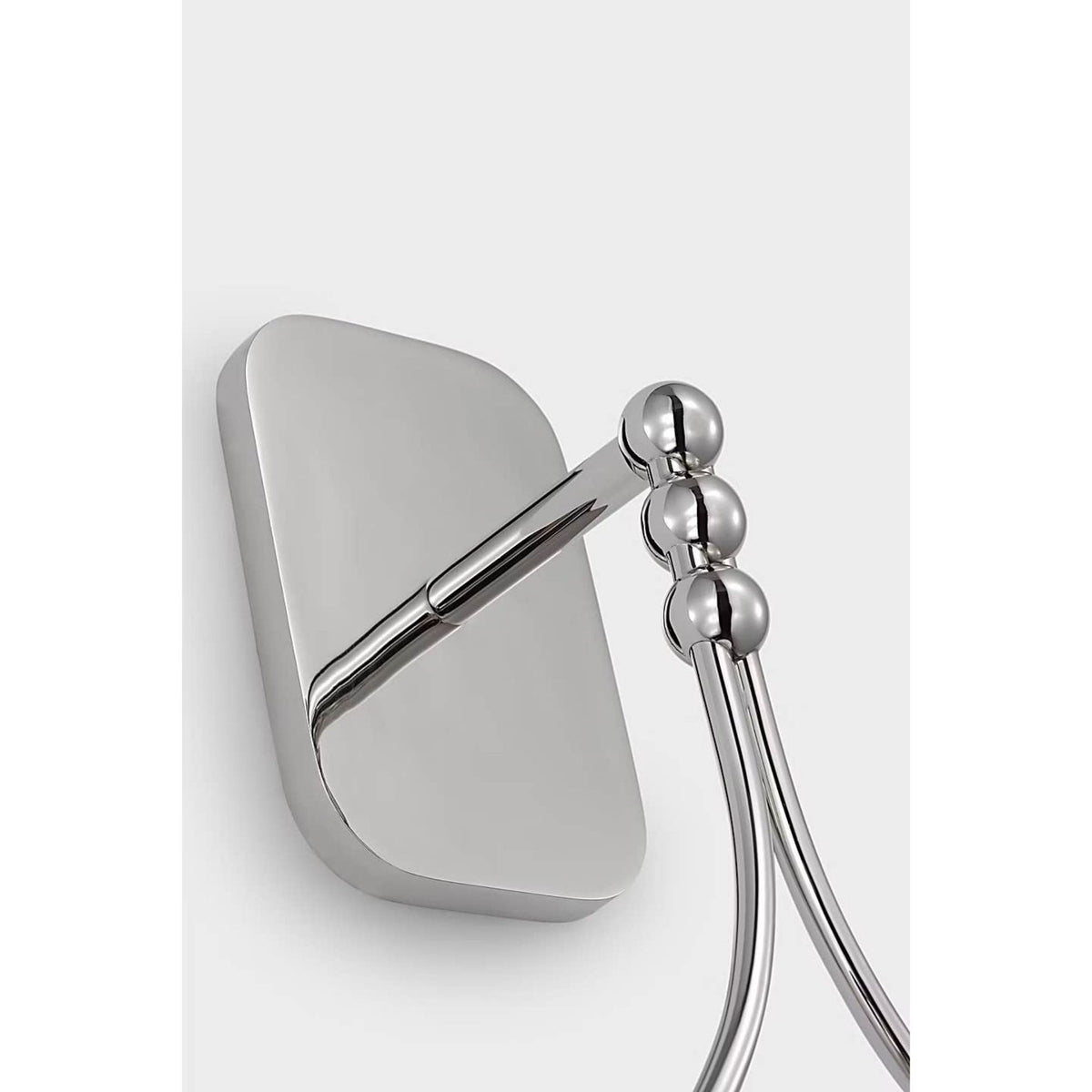 Windsor Smith Jodo 19" Single Sconce in Polished Nickel with White Glass W6.75" x H18.75" x E6.5"