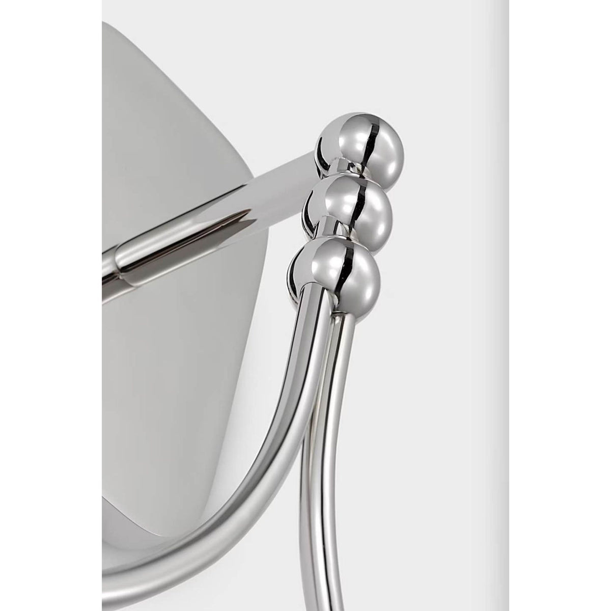 Windsor Smith Jodo 19" Single Sconce in Polished Nickel with White Glass W6.75" x H18.75" x E6.5"