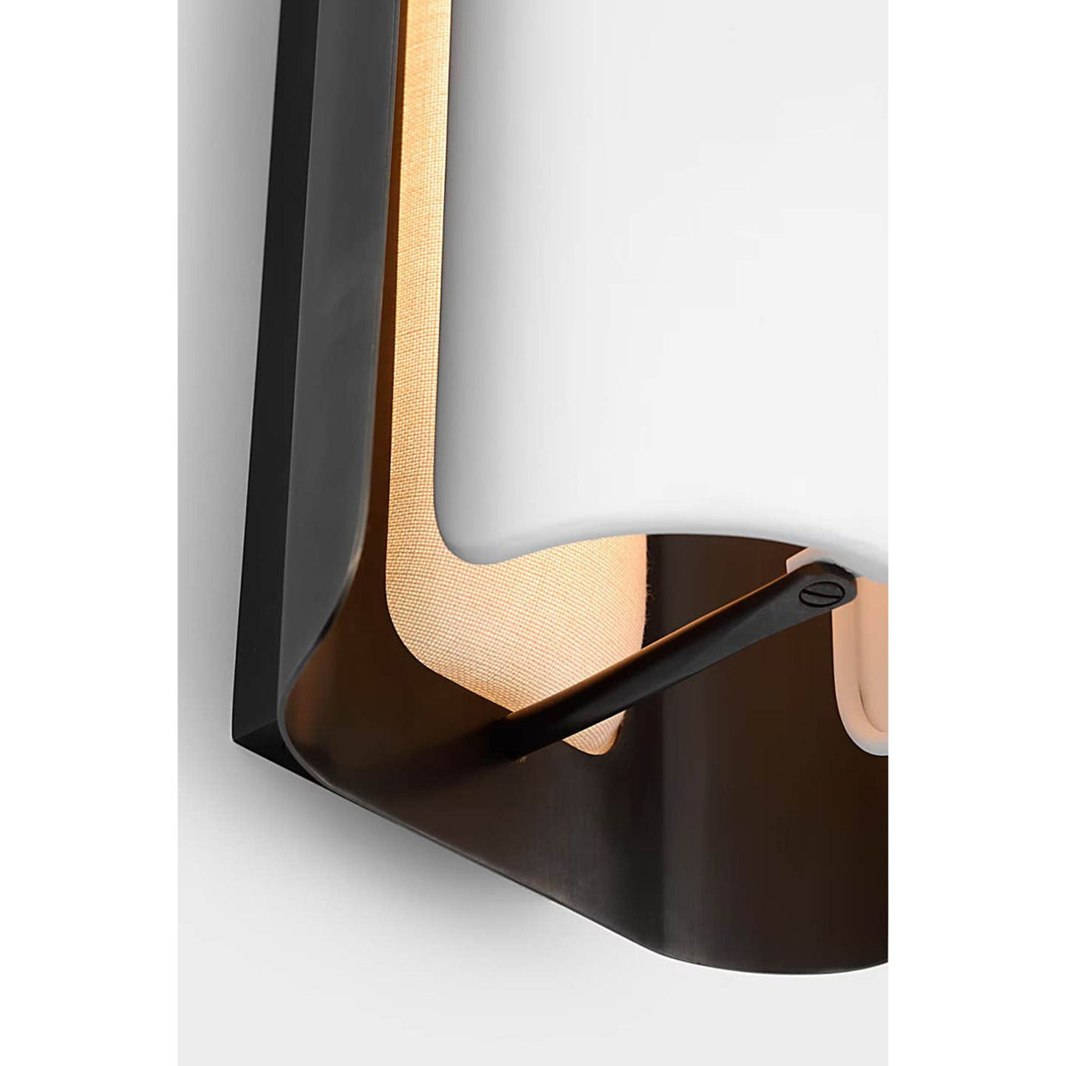Windsor Smith Penumbra 21" Sconce in Bronze and White W6" x H21" x E4.5"