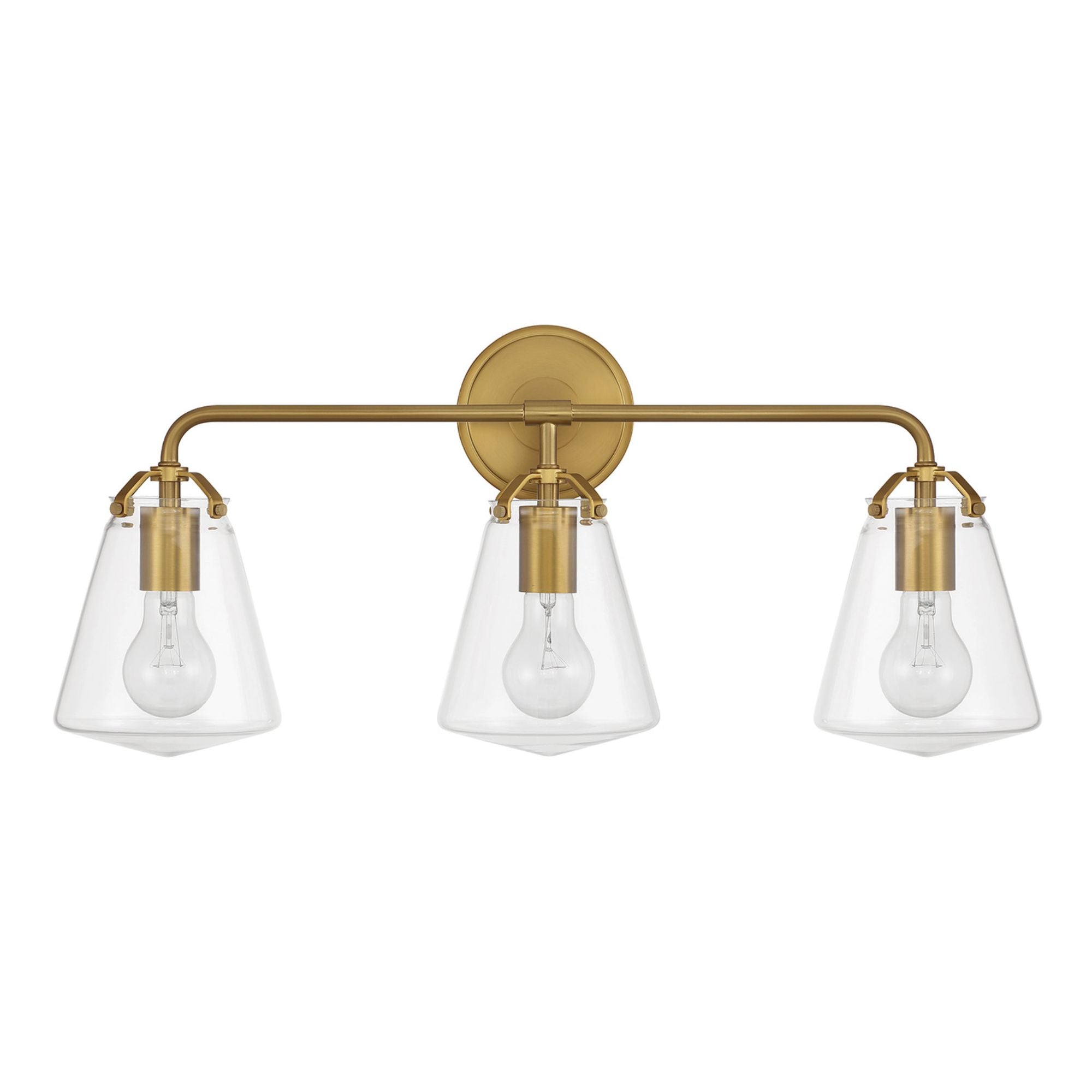 Voss 25'' Luxe Gold Bathroom Vanity Gold 25"W x 11.25"H x 7.25"D