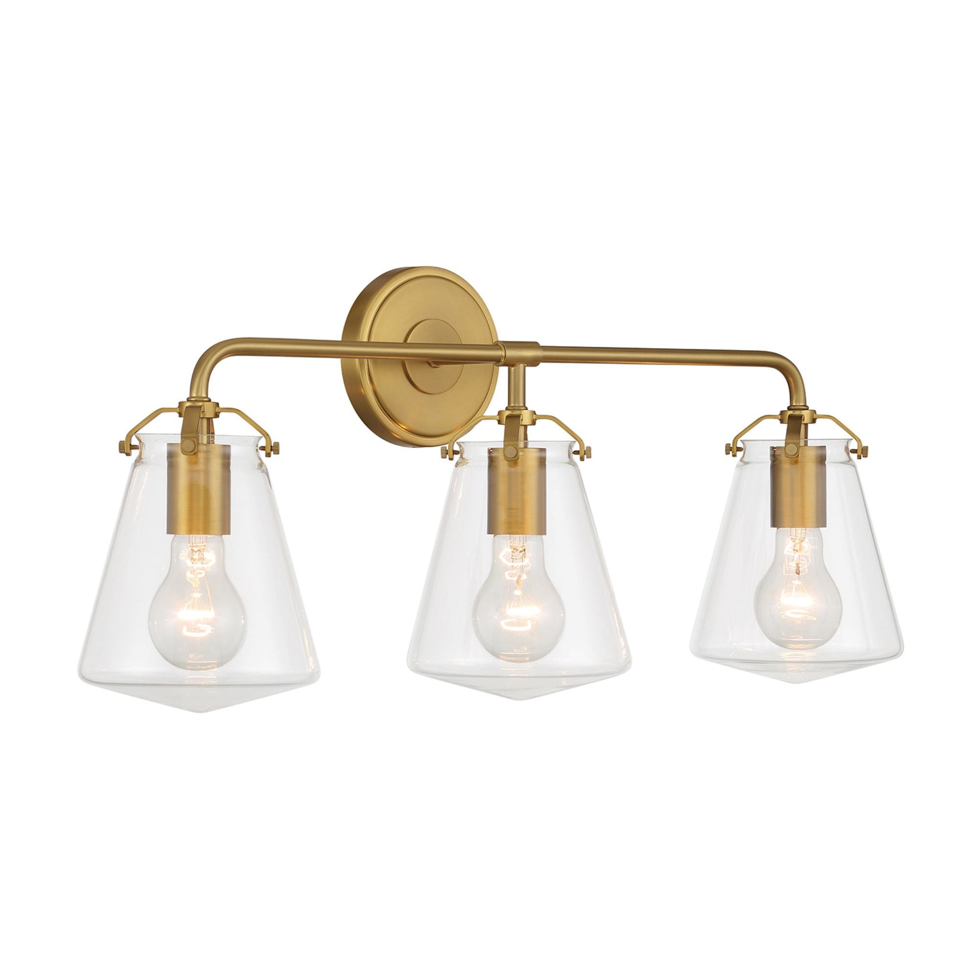 Voss 25'' Luxe Gold Bathroom Vanity Gold 25"W x 11.25"H x 7.25"D