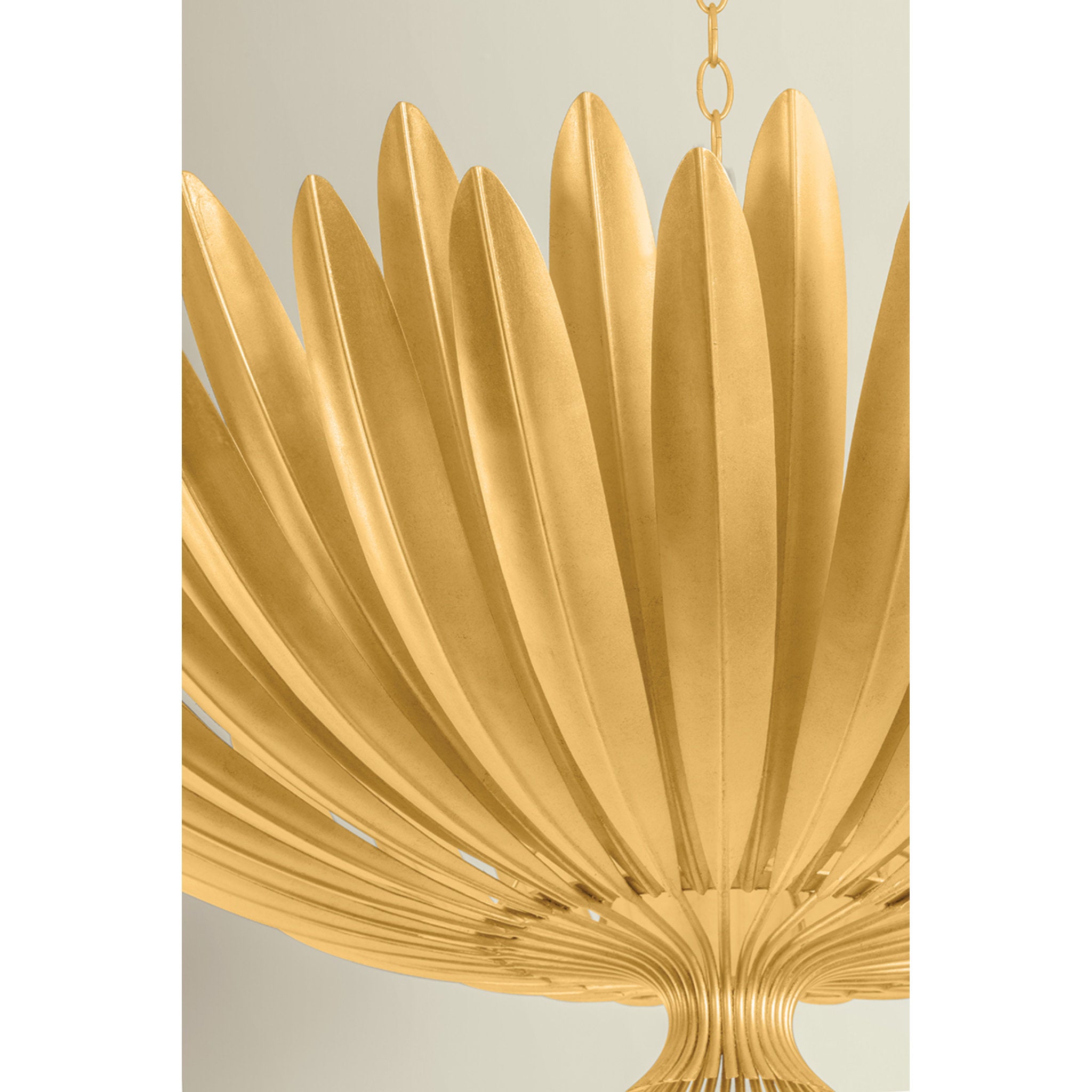 Whitfield 12-Light Chandelier in Vintage Gold Leaf 48W x 24H