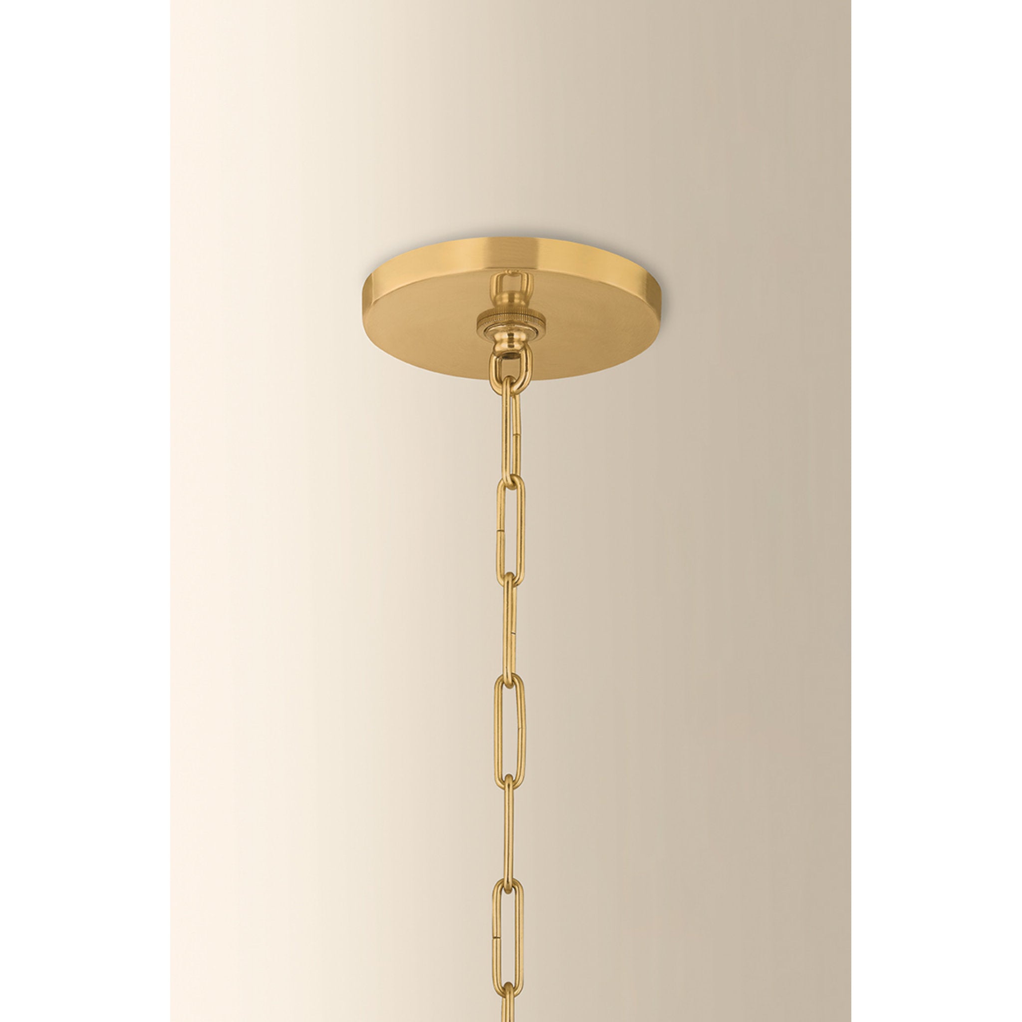 Winifred 8-Light Chandelier in Aged Brass 36.25W x 13.5H