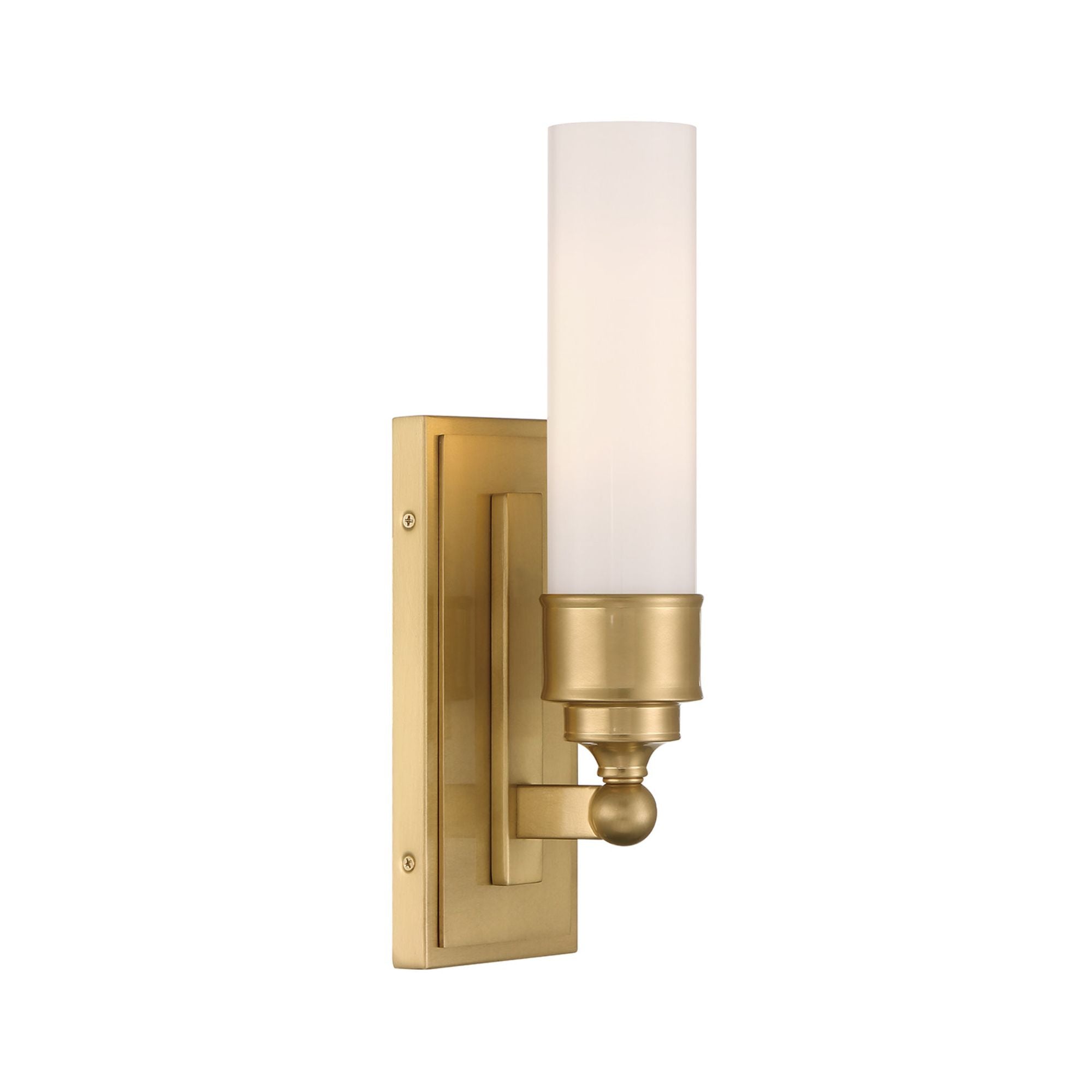 Wilcox 4.75'' LED Aged Brass Sconce Gold 4.75"W x 15.25"H x 5"D