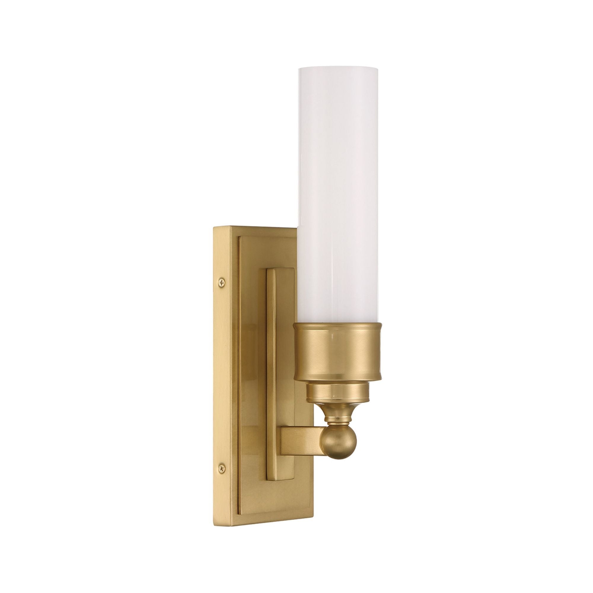Wilcox 4.75'' LED Aged Brass Sconce Gold 4.75"W x 15.25"H x 5"D