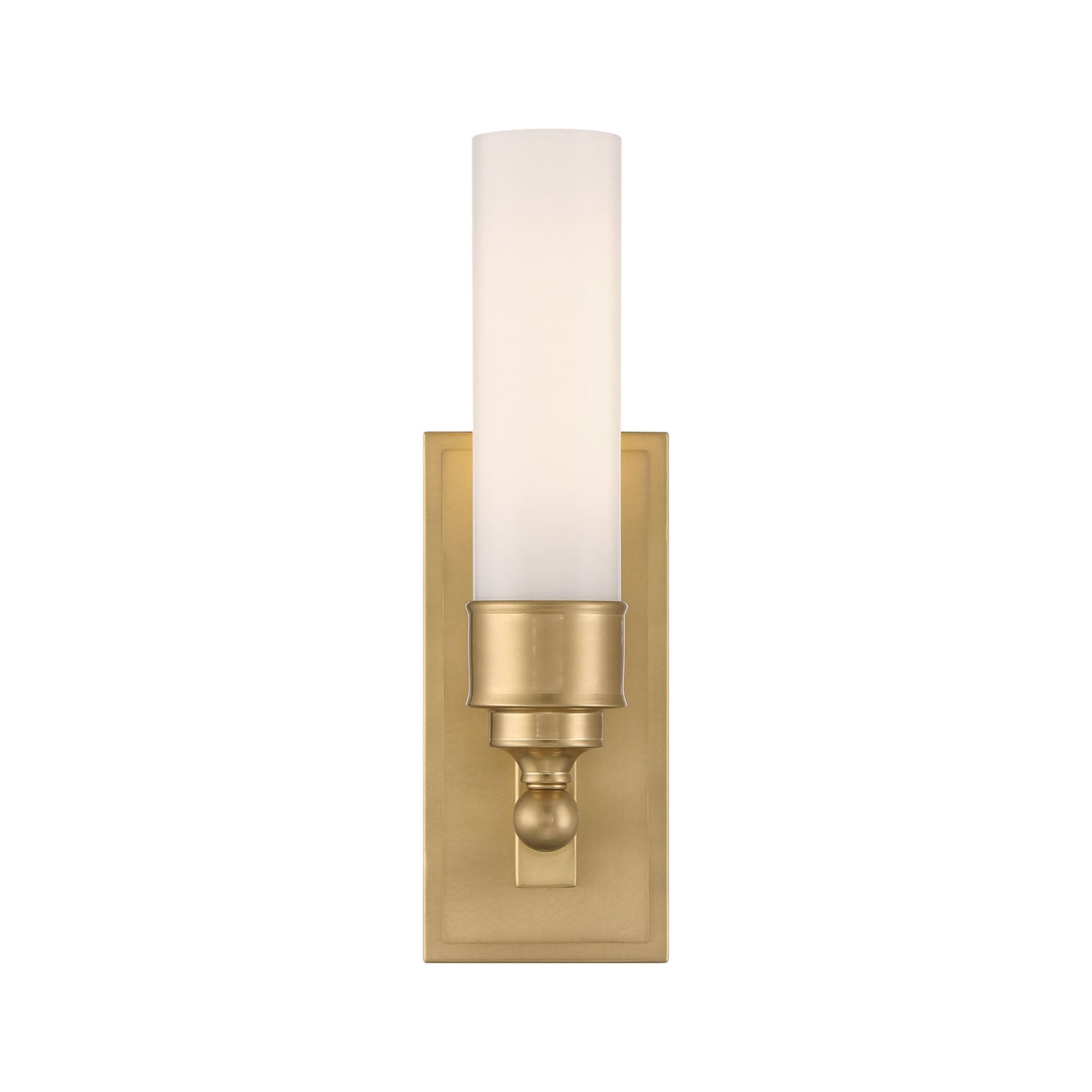 Wilcox 4.75'' LED Aged Brass Sconce Gold 4.75"W x 15.25"H x 5"D