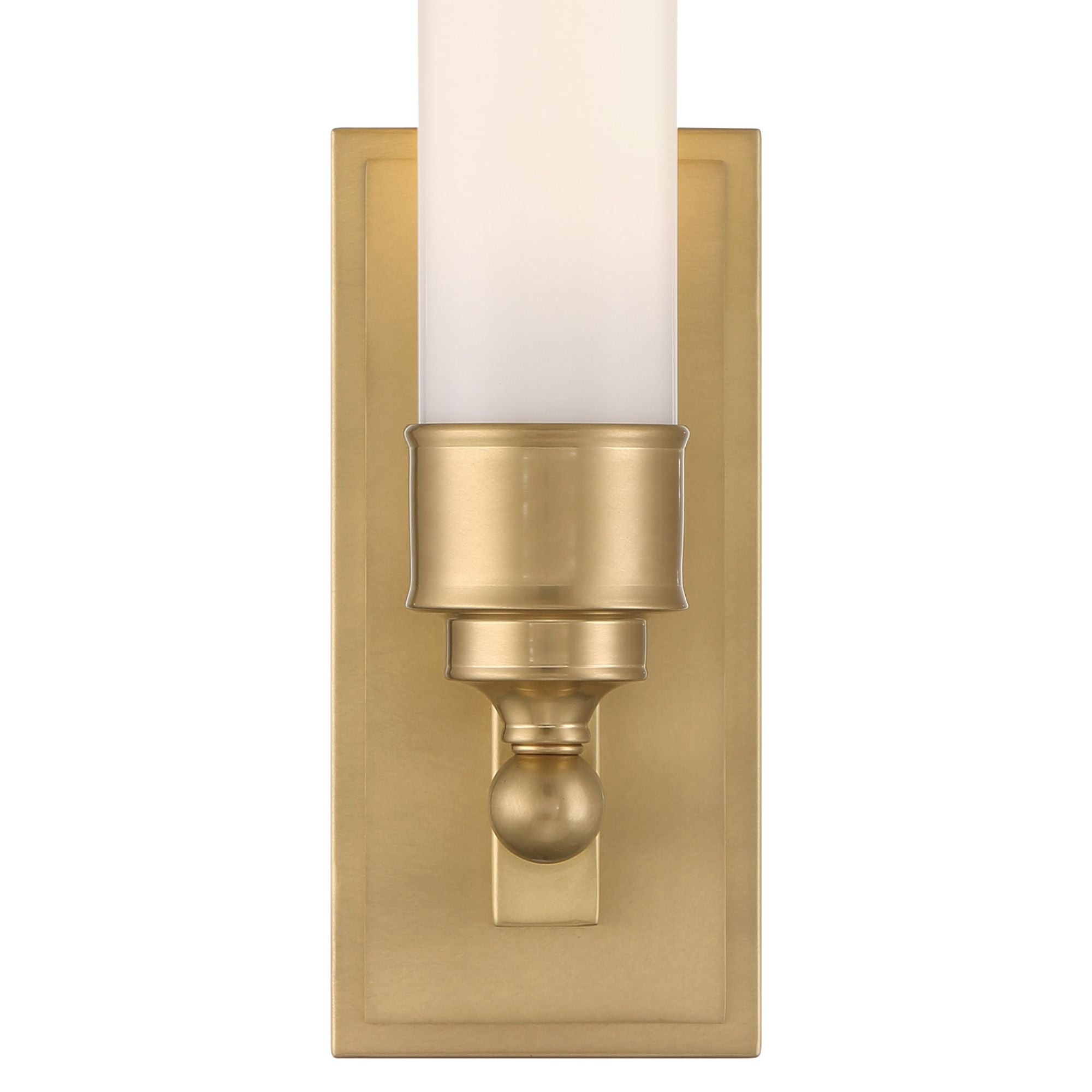 Wilcox 4.75'' LED Aged Brass Sconce Gold 4.75"W x 15.25"H x 5"D