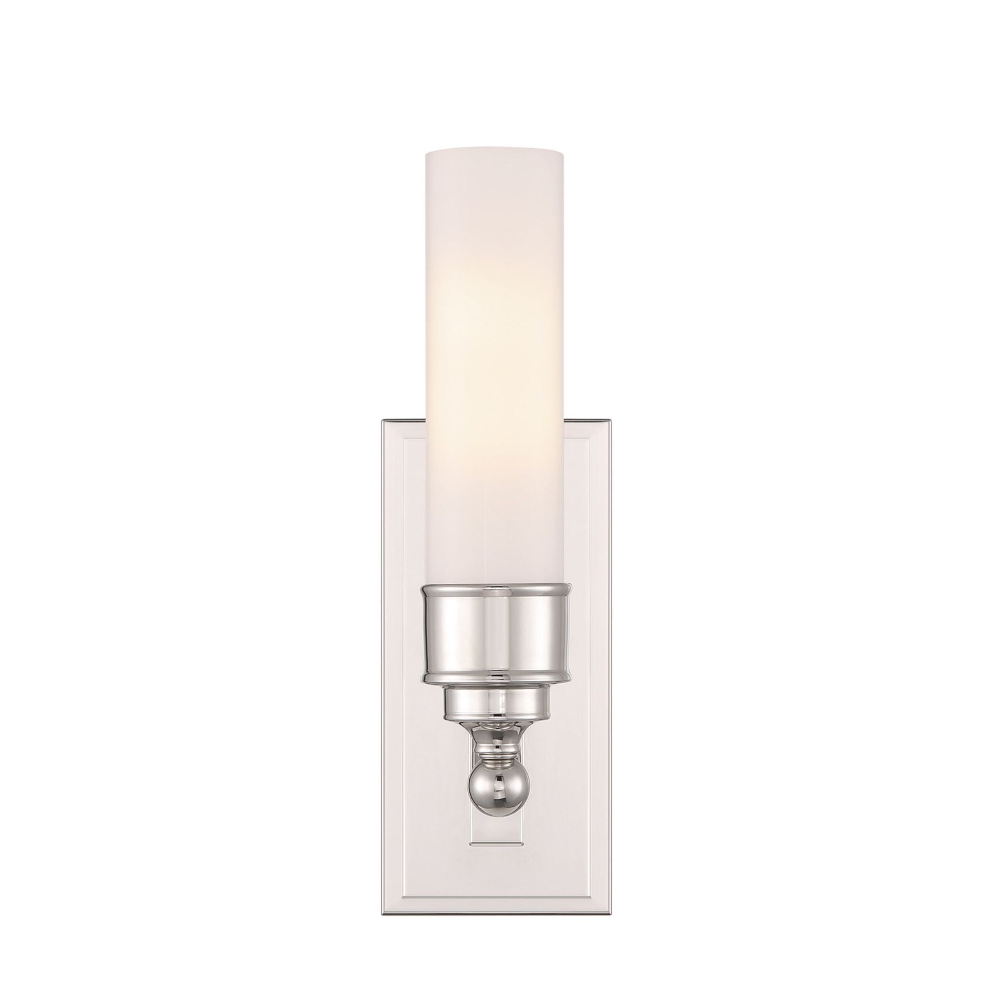 Wilcox 4.75'' LED Polished Nickel Sconce Silver 4.75"W x 15.25"H x 5"D