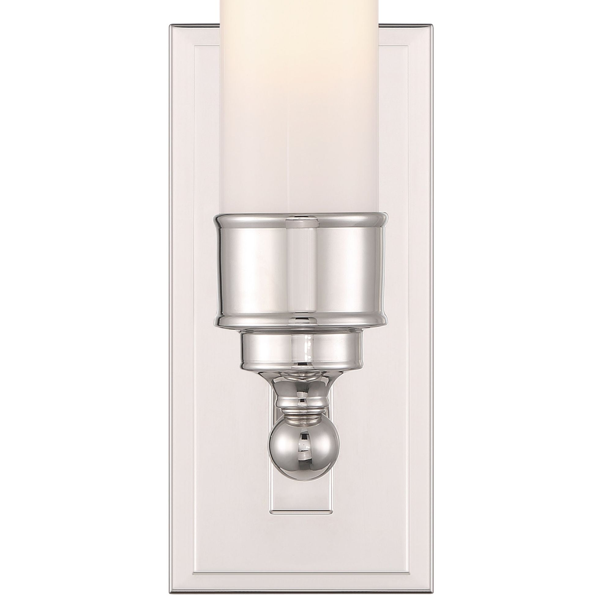 Wilcox 4.75'' LED Polished Nickel Sconce Silver 4.75"W x 15.25"H x 5"D