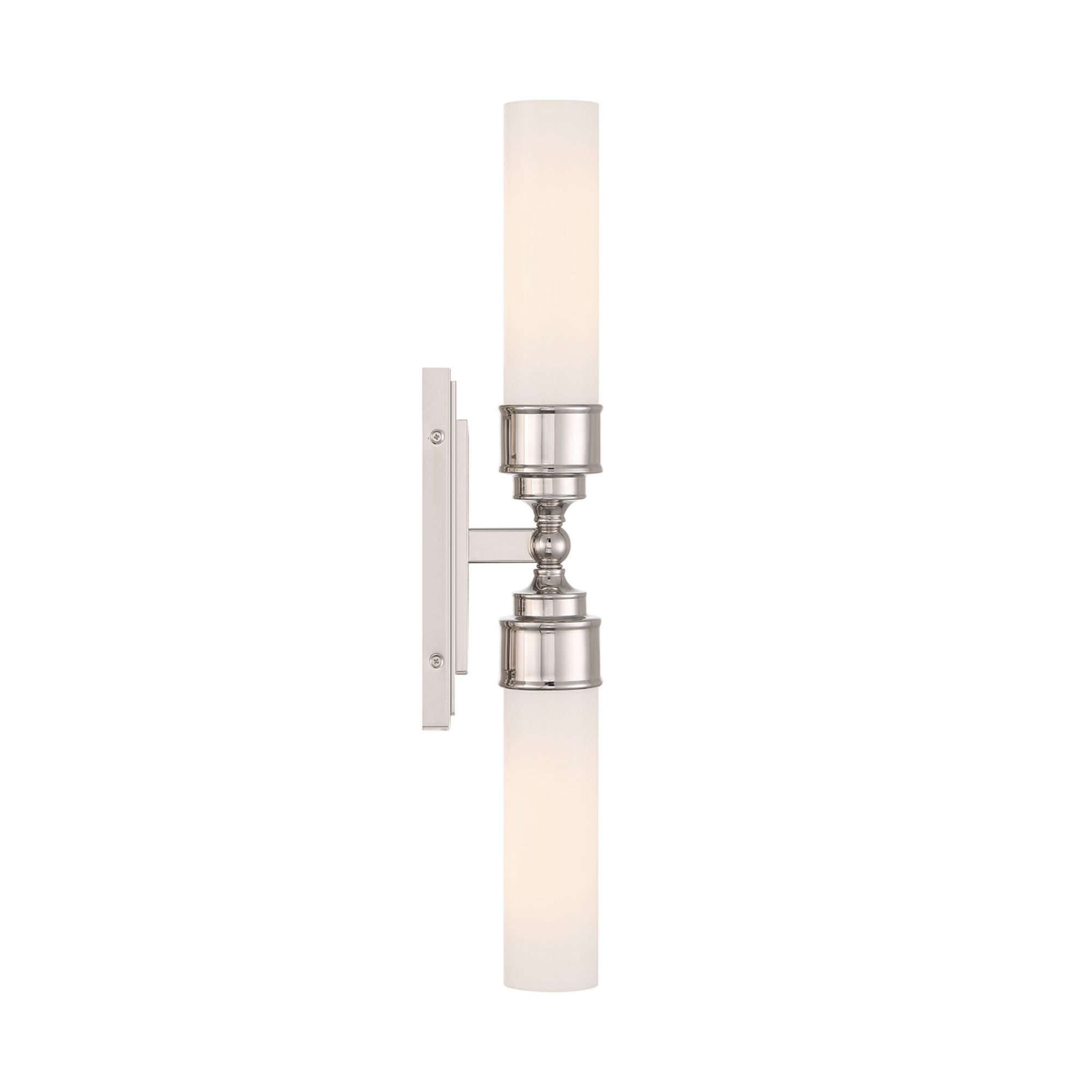 Wilcox 4.75'' LED Polished Nickel Sconce Silver 4.75"W x 25"H x 5"D