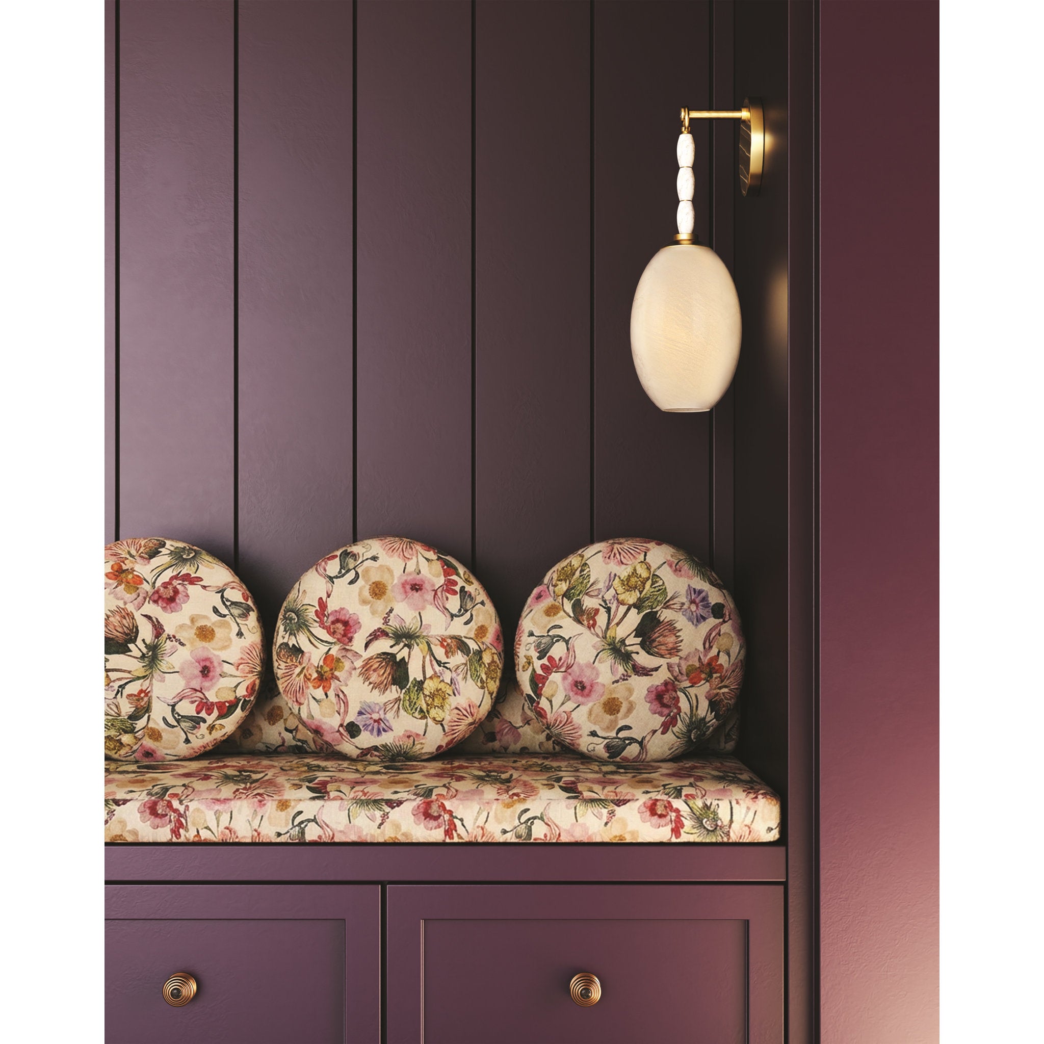 Yolanda 1-Light Wall Sconce in Aged Brass 6.25L x 5.5W x 15.25H