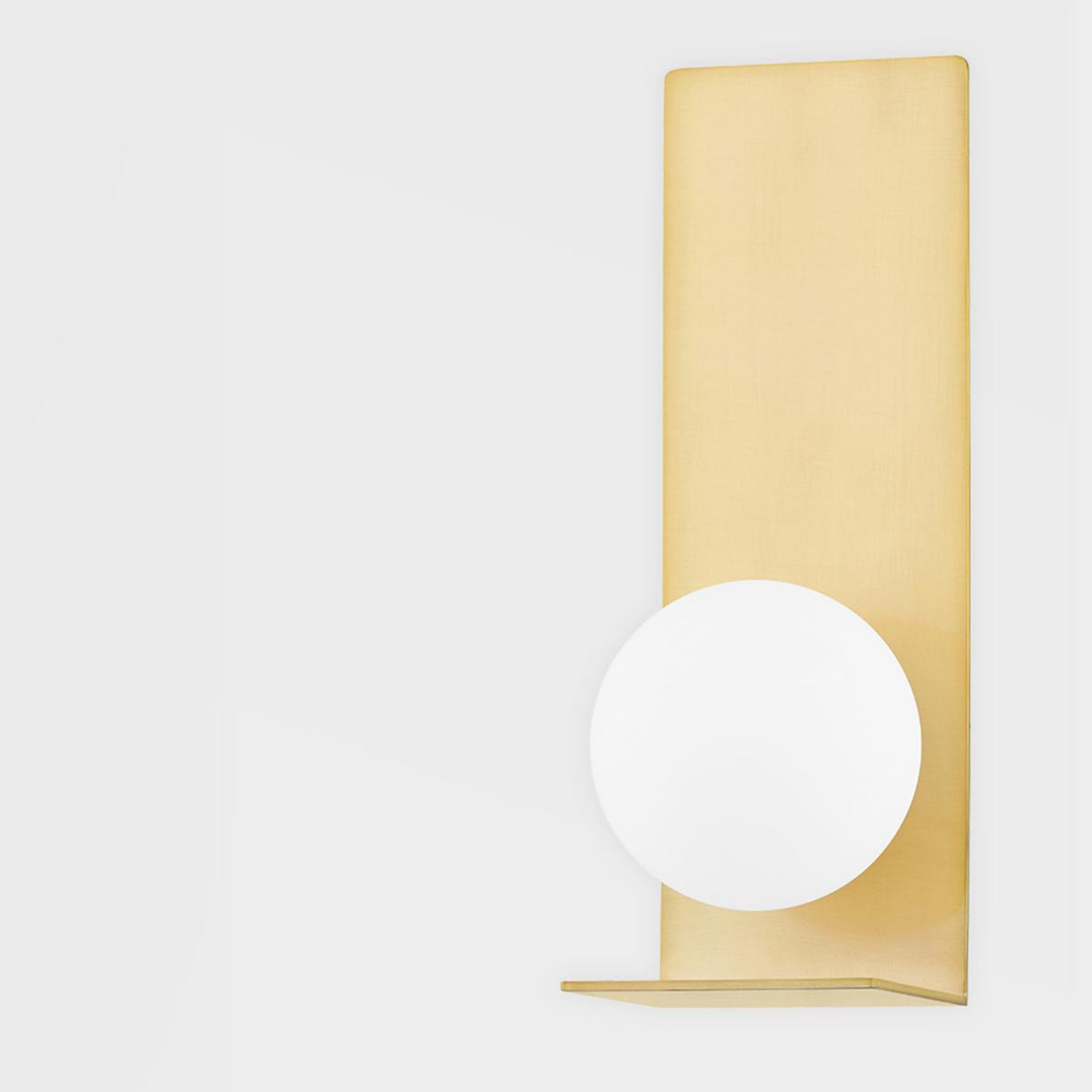 Lani 1-Light Wall Sconce in Aged Brass