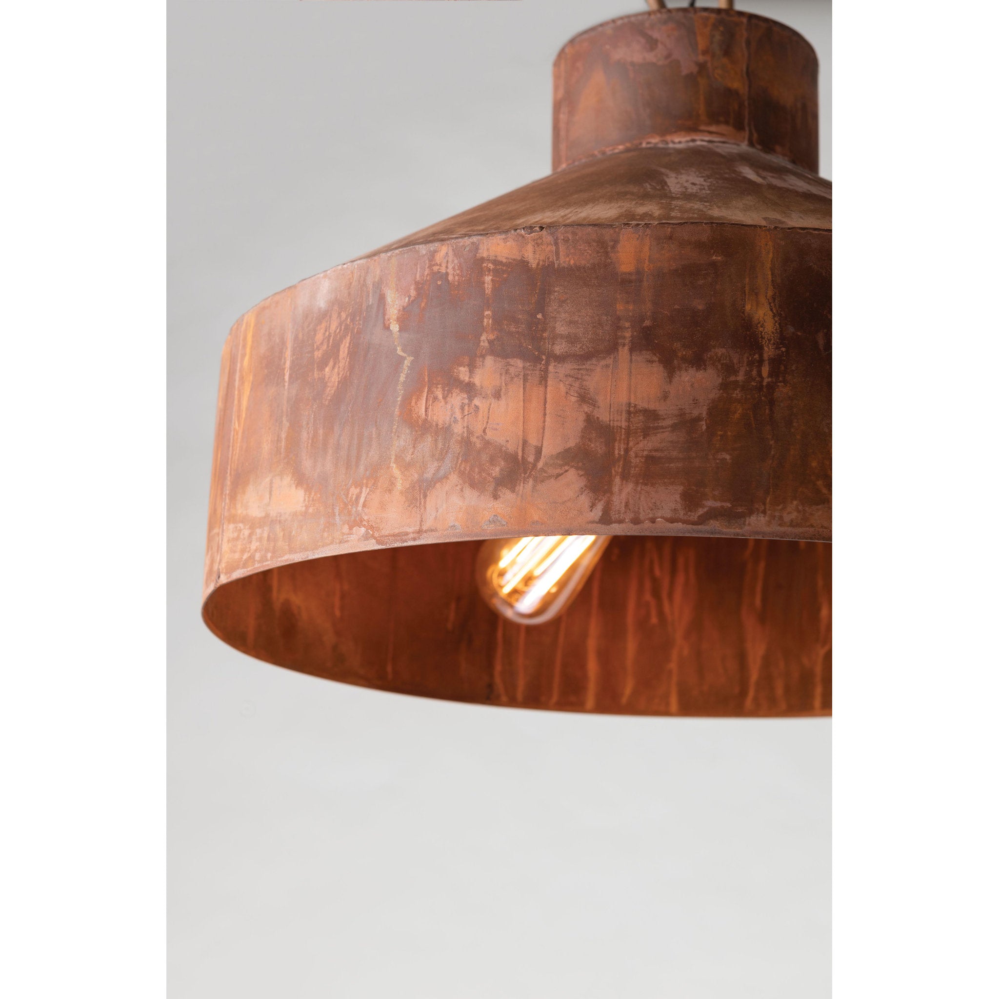 Rise & Shine Pendant 3-Light LED in  Rust Patina 18L x 18W x 15.25H