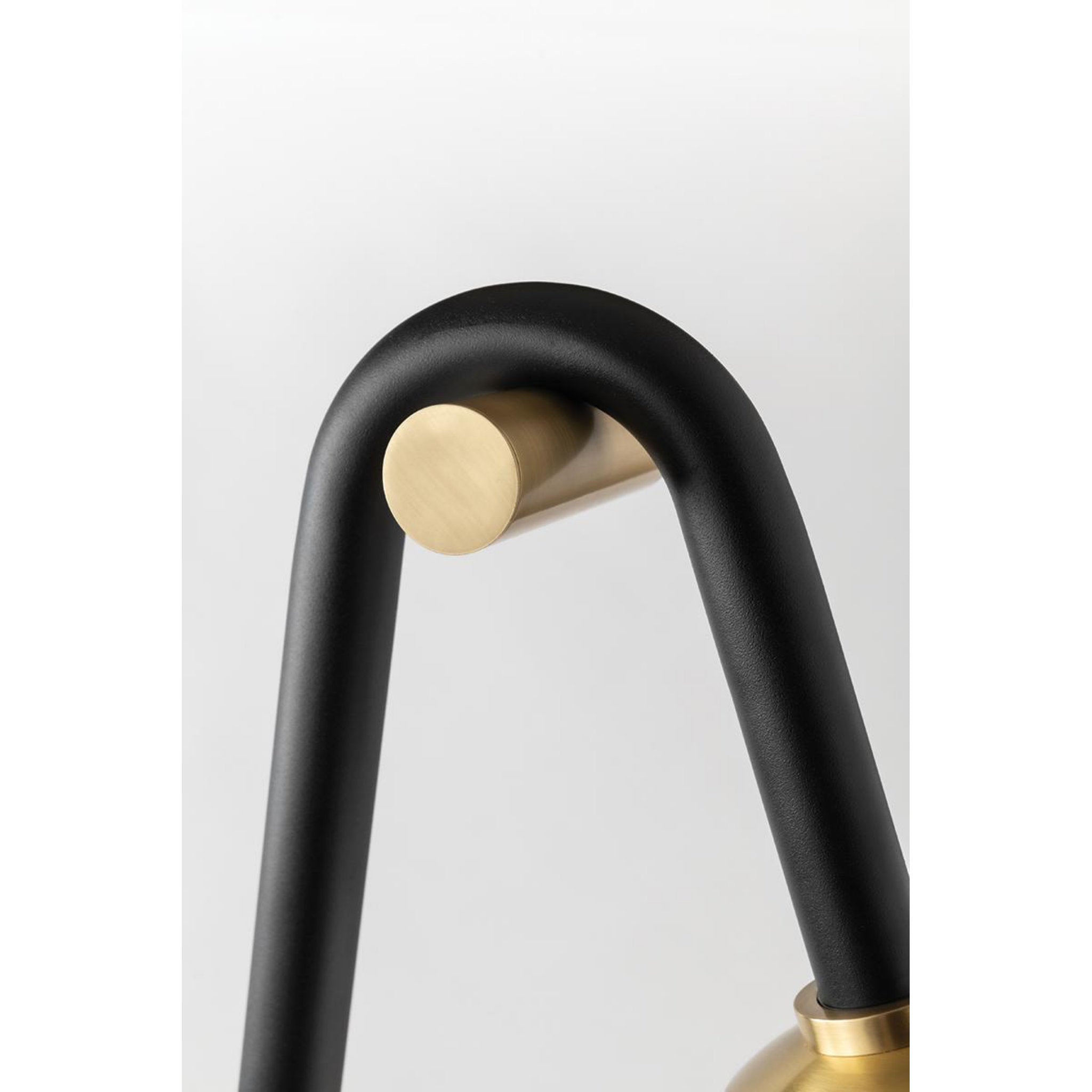 Whit 20-Light Chandelier in  Aged Brass/Black 6L x 28.75W x 11H