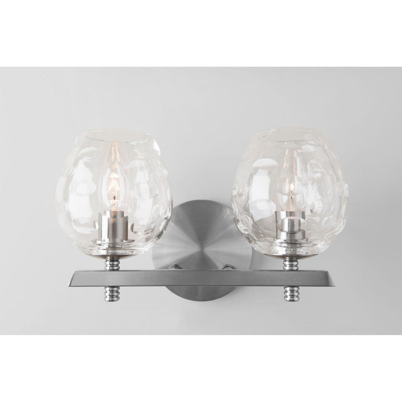 Burns 4 Light Bath and Vanity in Satin Nickel