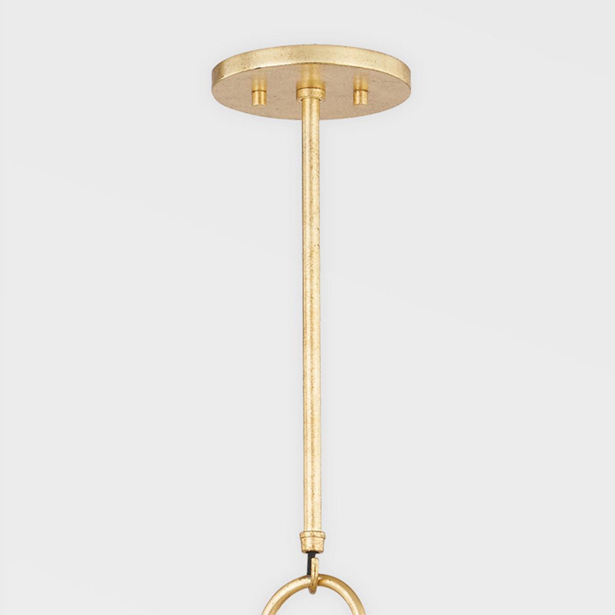 Mallory 4-Light Pendant in Gold Leaf