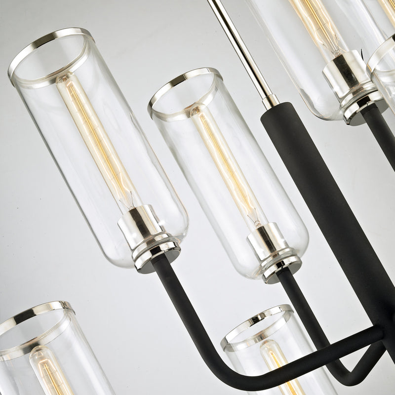 Aeon 4 Light Linear in Carbide Blk & Pol Nickel