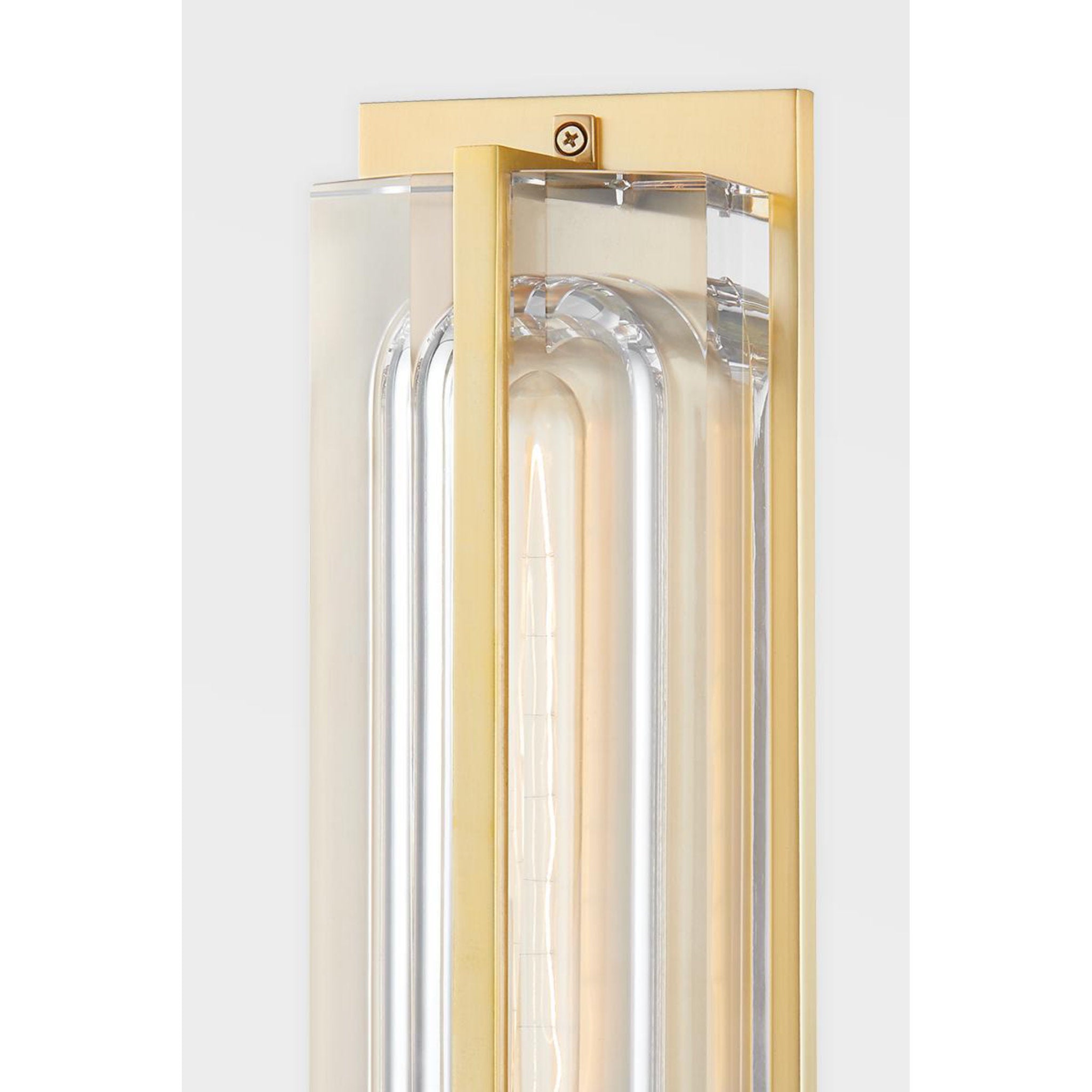 Hawkins 1-Light Wall Sconce in  Polished Nickel 4.5L x 4.5W x 16.75H