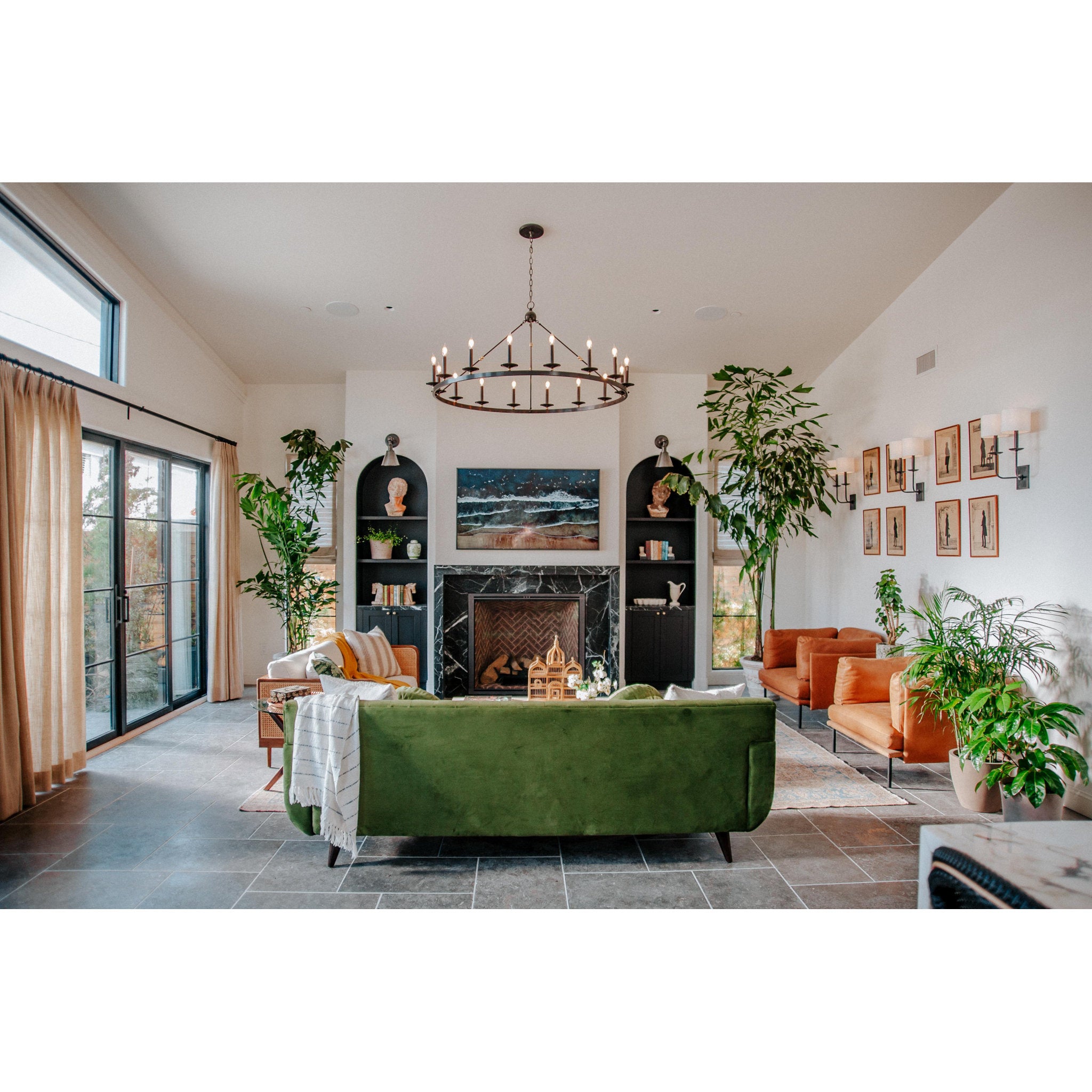 Darien 1-Light Wall Sconce in  Distressed Bronze 8L x 8W x 14H