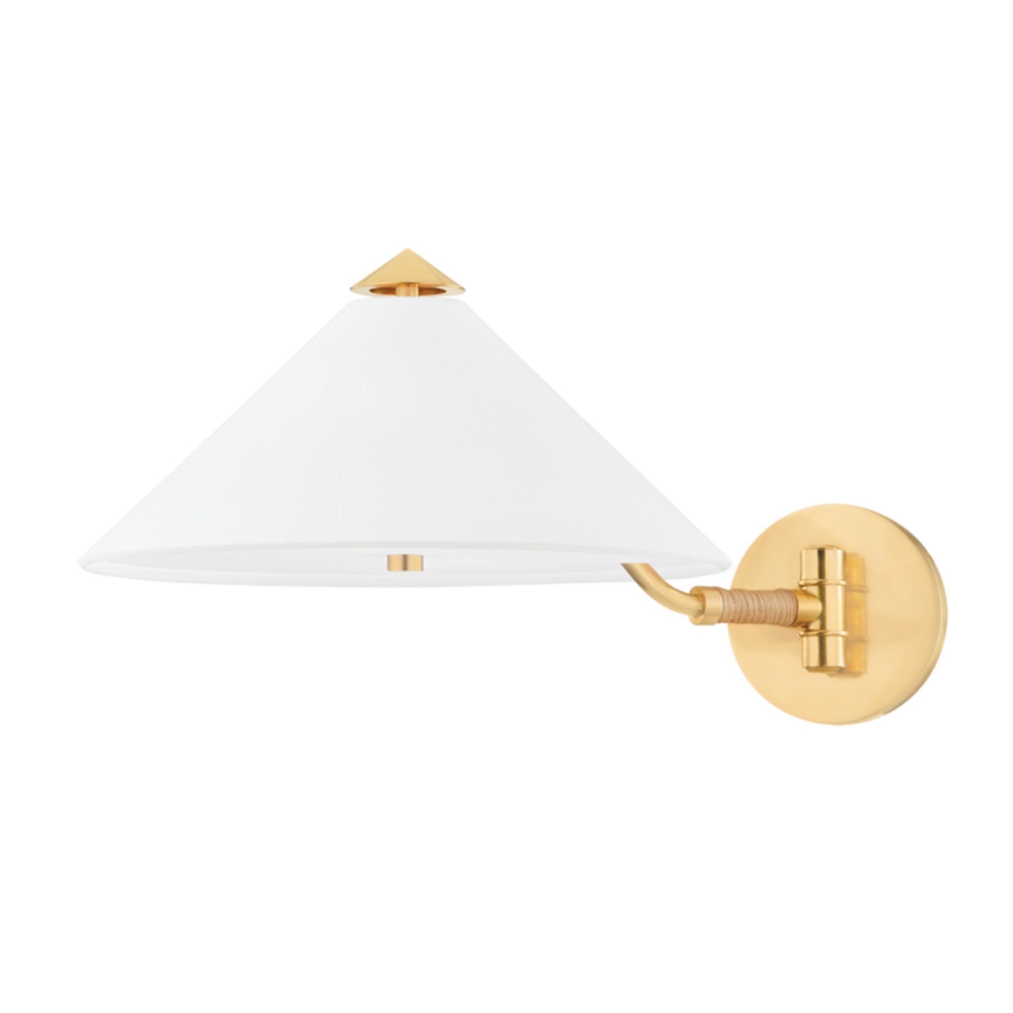 Williamsburg 2 Light Wall Sconce in Aged Brass