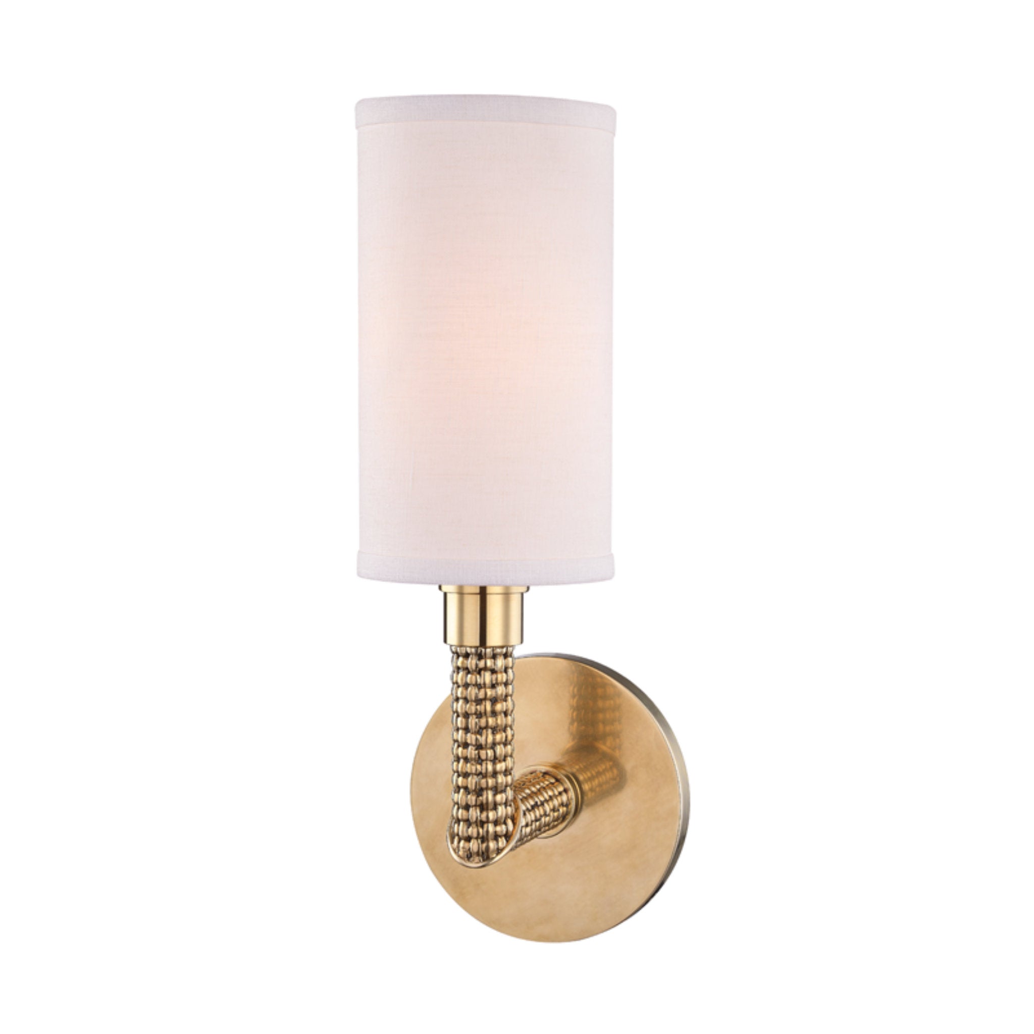 Dubois 1 Light Wall Sconce in Aged Brass
