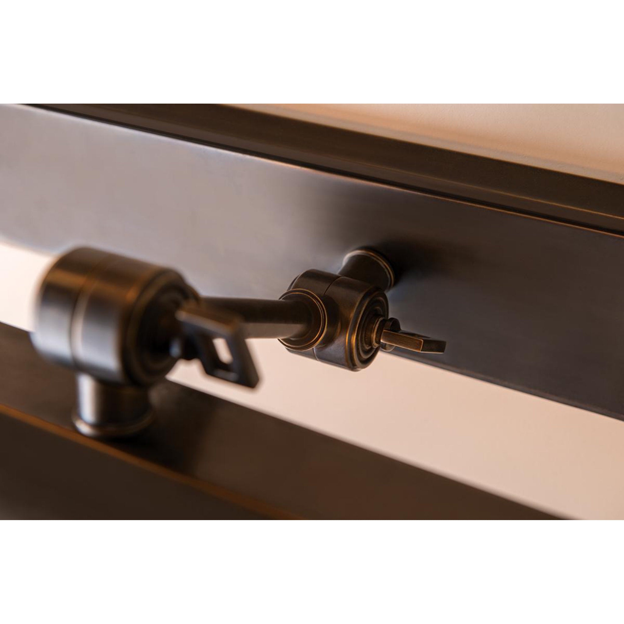 Woodbury 4-Light Picture Light in  Aged Brass 30L x 30W x 6H