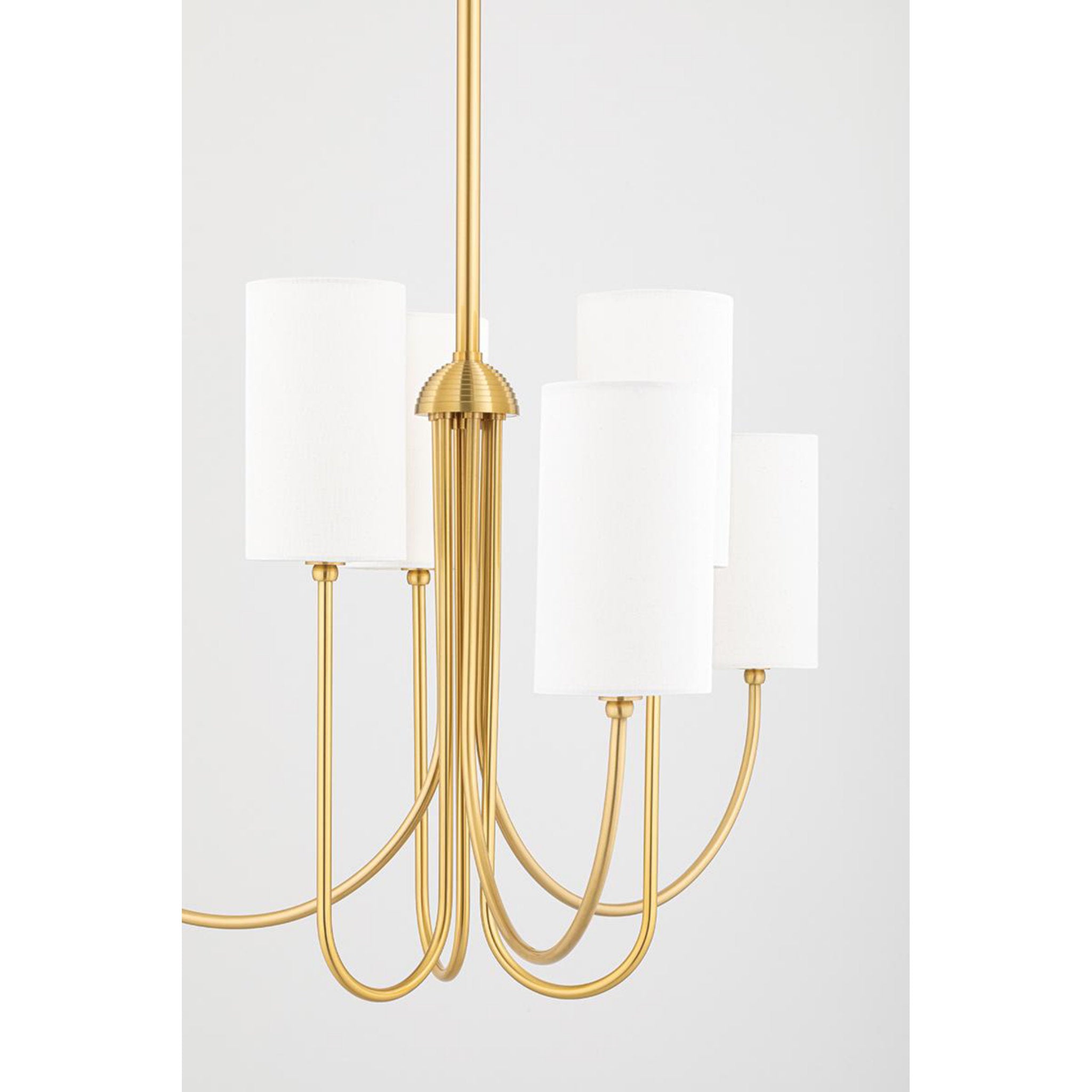 Harlem 1-Light Wall Sconce in  Polished Nickel 5.25L x 5.25W x 24H