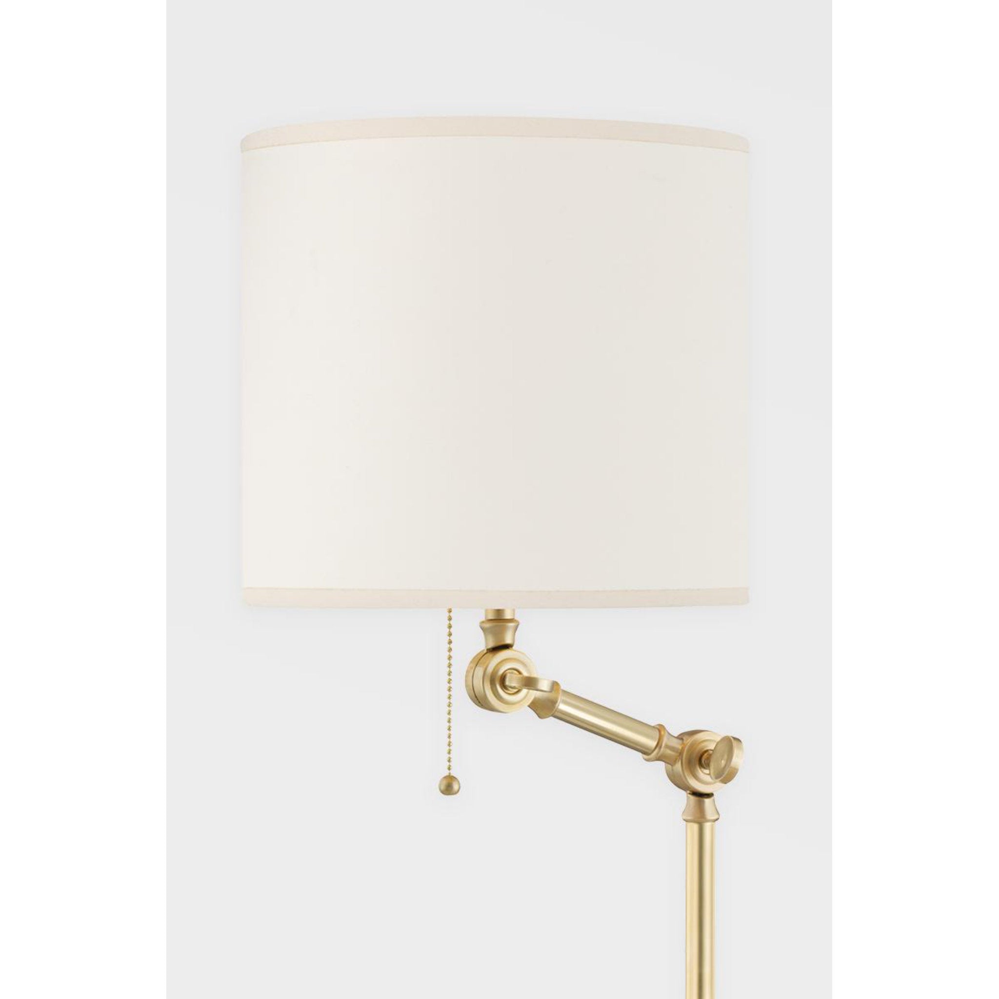 Essex 2-Light Floor Lamp in  Aged Brass by  Mark D. Sikes 16L x 16W x 53H