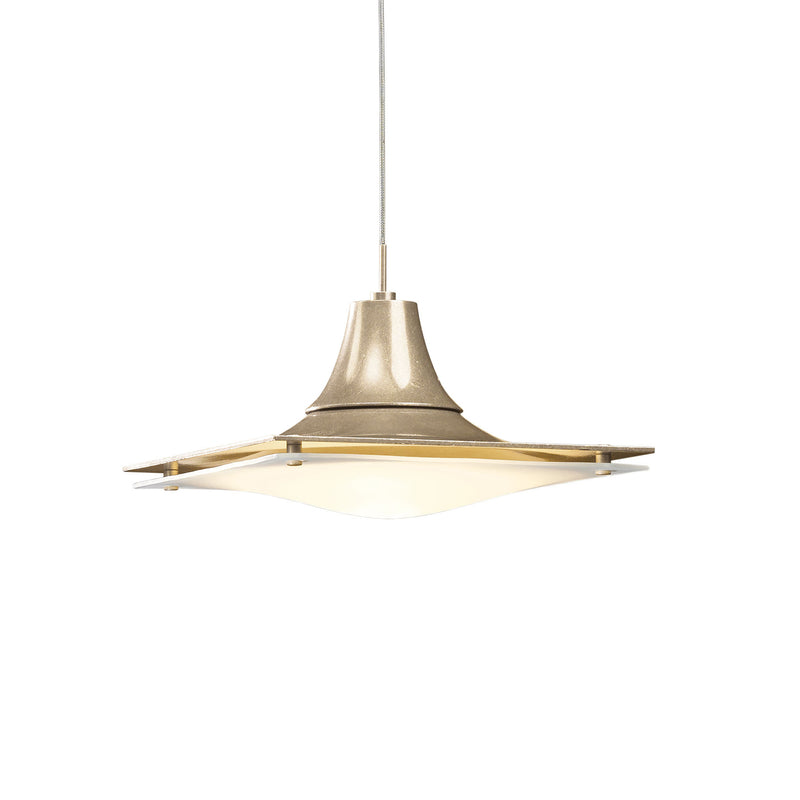 Hubbardton Forge 161120-1001 Ceiling Light Hood Low Voltage Mini Pendant in Soft Gold