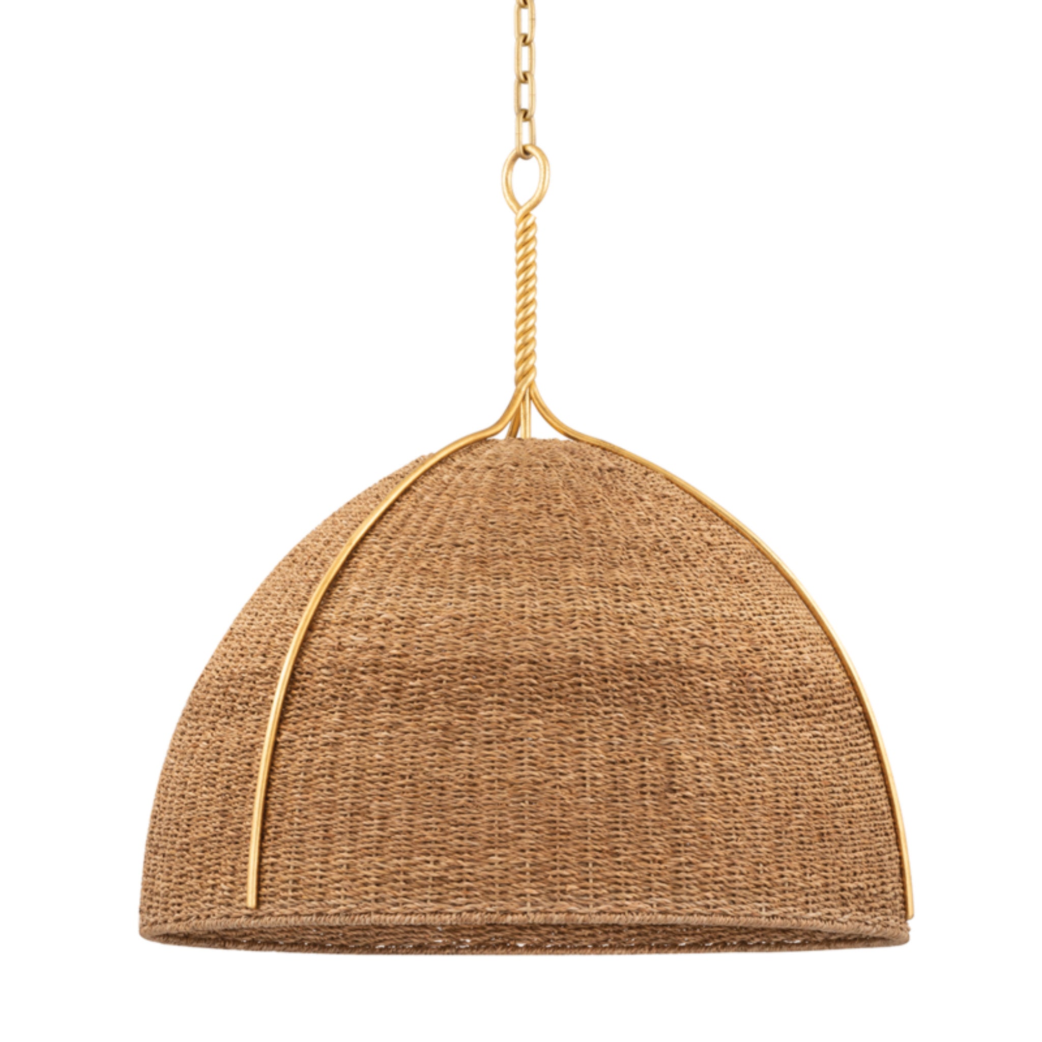 Woodlawn 1-Light Pendant in  Vintage Gold Leaf 28.5L x 28.5W x 29H