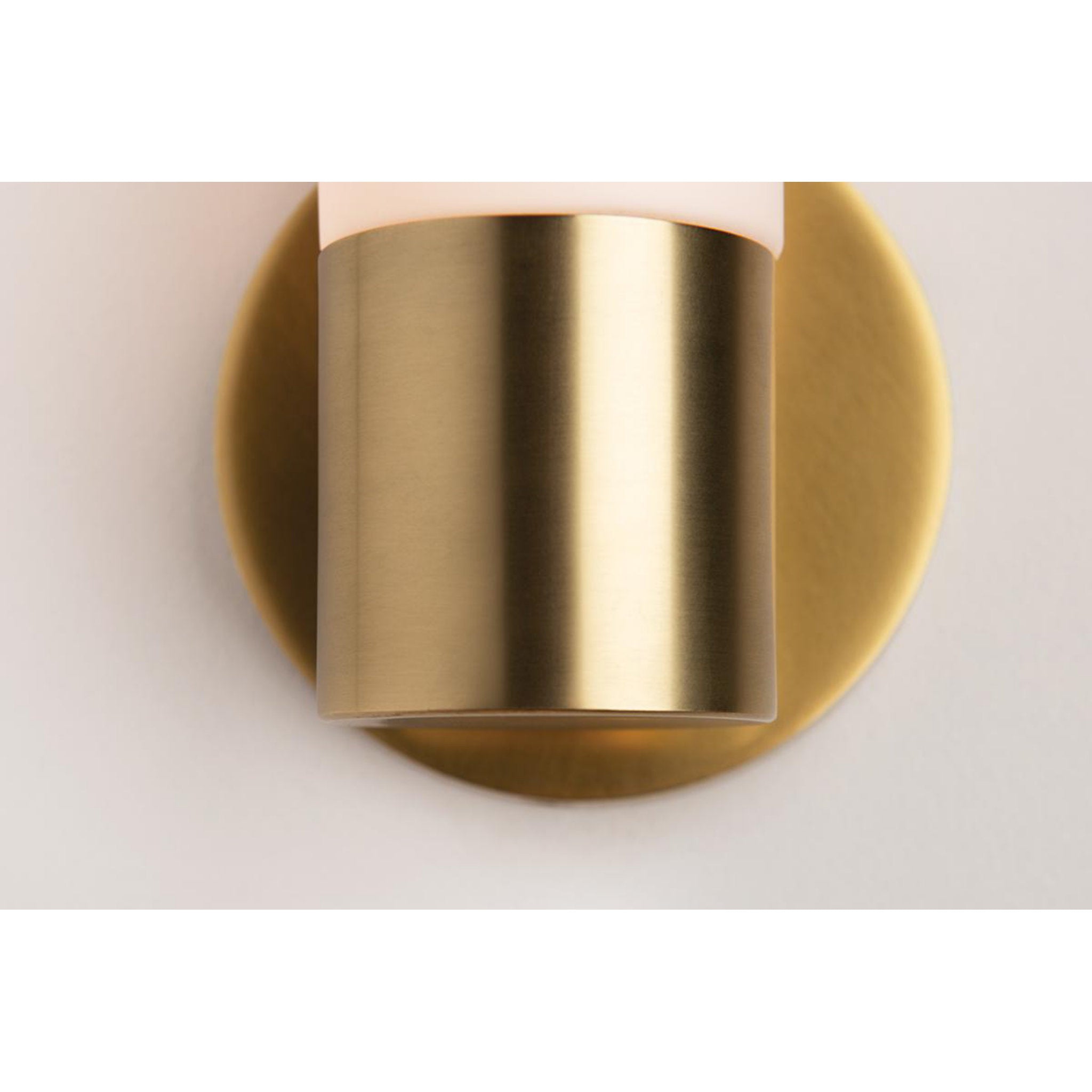 Lola 1-Light Wall Sconce in Aged Brass