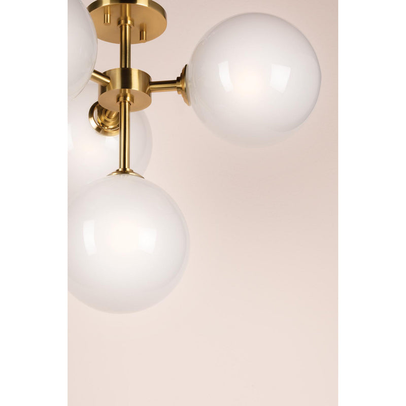 Ashleigh 10 Light Chandelier in Polished Nickel