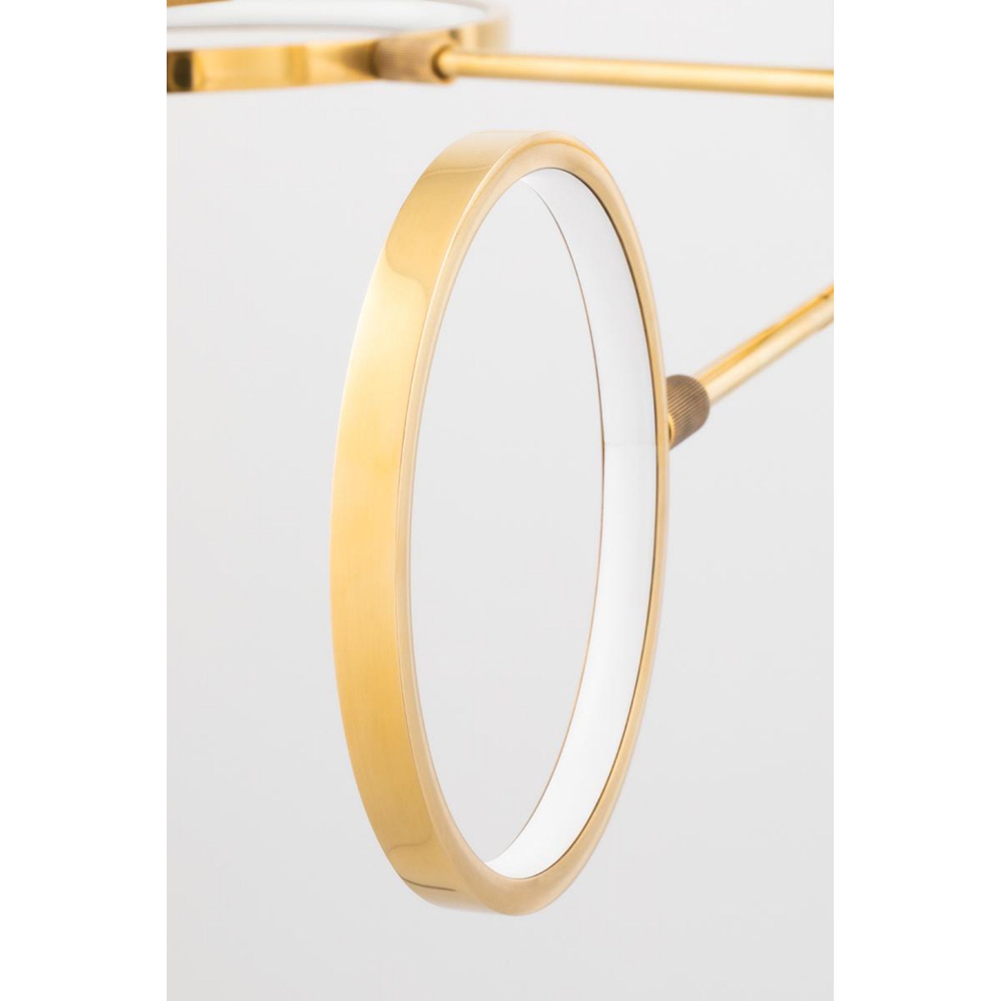 Saturn 0-Light Chandelier in  Polished Nickel 44.5L x 44.5W x 13.25H