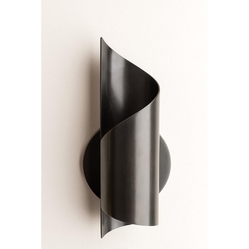 Evie 1 Light Wall Sconce in Polished Nickel