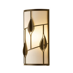 Hubbardton Forge 205420-1002 Wall Light Alison's Leaves Sconce in Dark Smoke