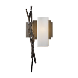 Hubbardton Forge 207670-1027 Wall Light Brindille Sconce in Bronze