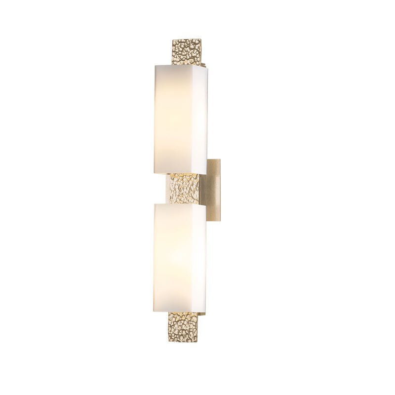 Hubbardton Forge 207695-1003 Wall Light Oceanus 2 Light Sconce in Soft Gold