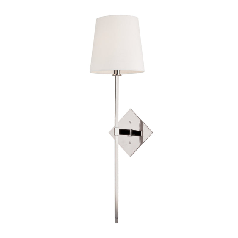 Cortland 1 Light Wall Sconce in Polished Nickel