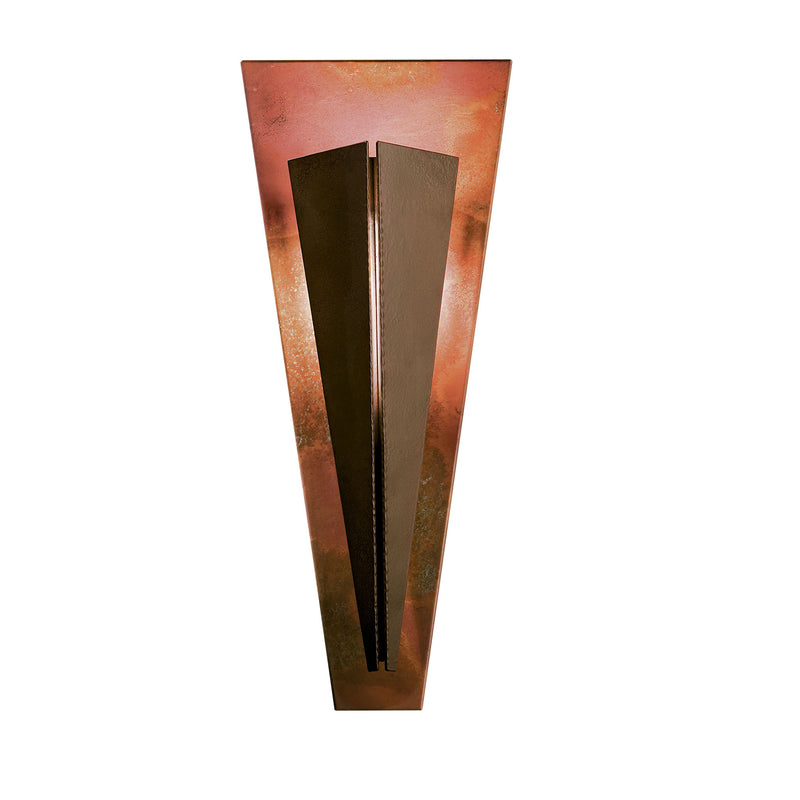 Hubbardton Forge 213256-1001 Wall Light Tapered Angle Sconce in Bronze