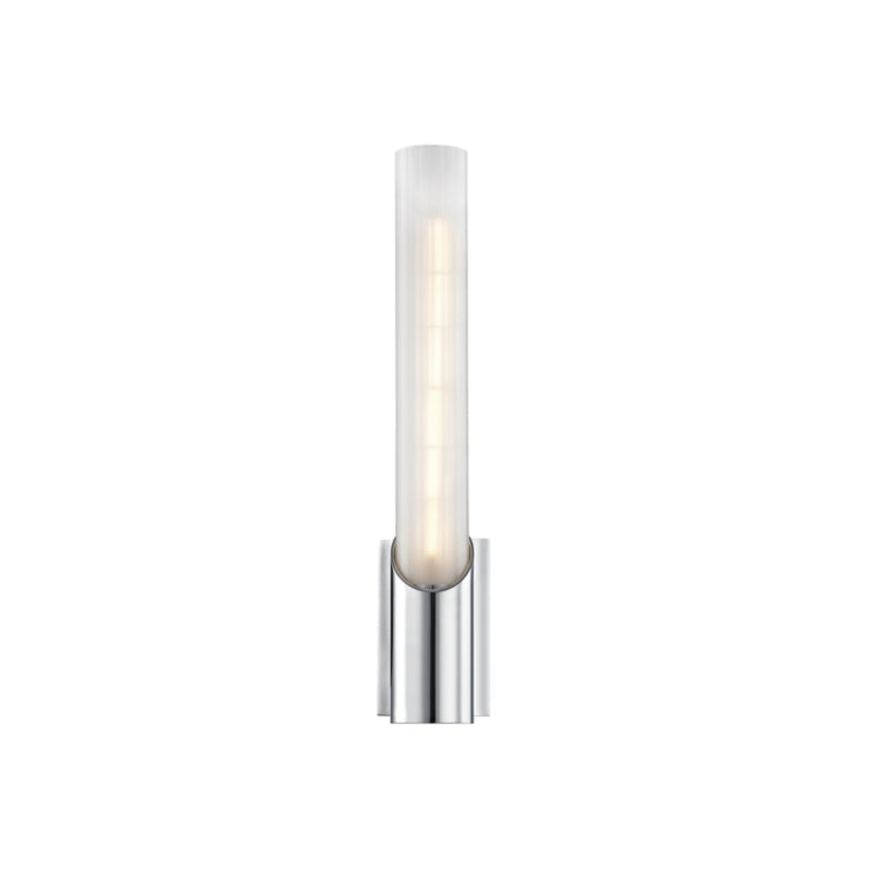 Pylon 1 Light Wall Sconce in Polished Chrome