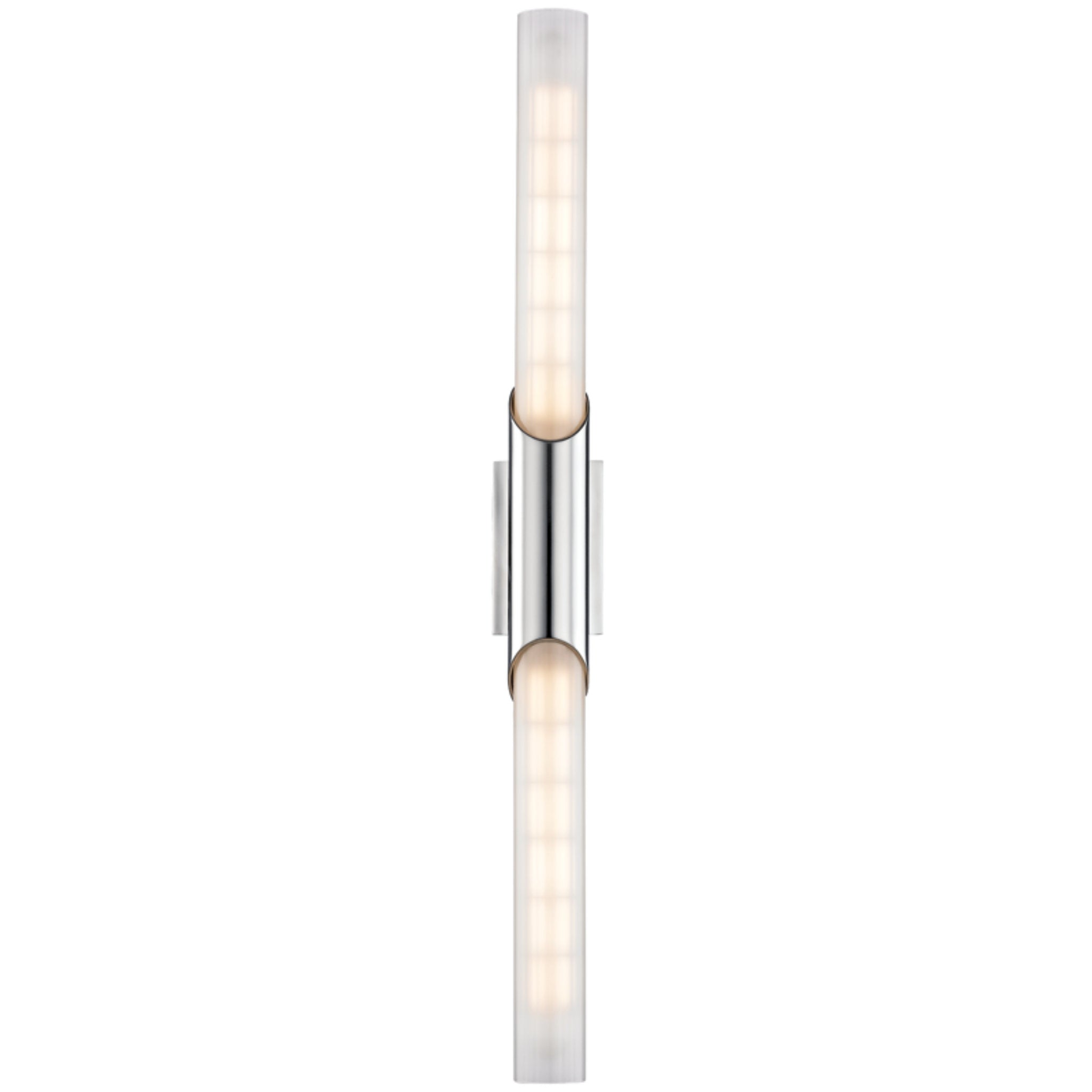 Pylon 2 Light Wall Sconce in Polished Chrome