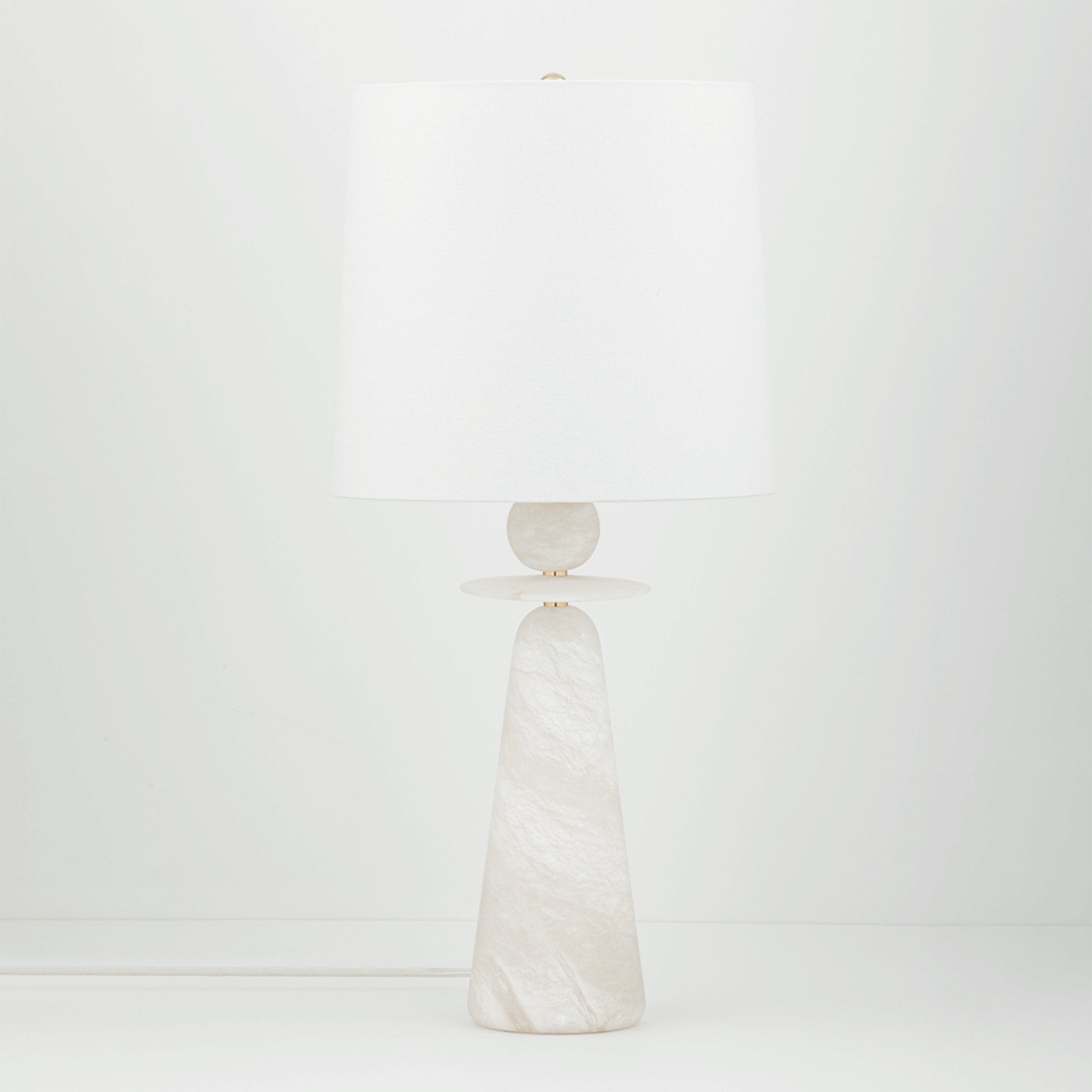 Montgomery 1-Light Table Lamp in  Aged Brass 13.75L x 13.75W x 30.25H